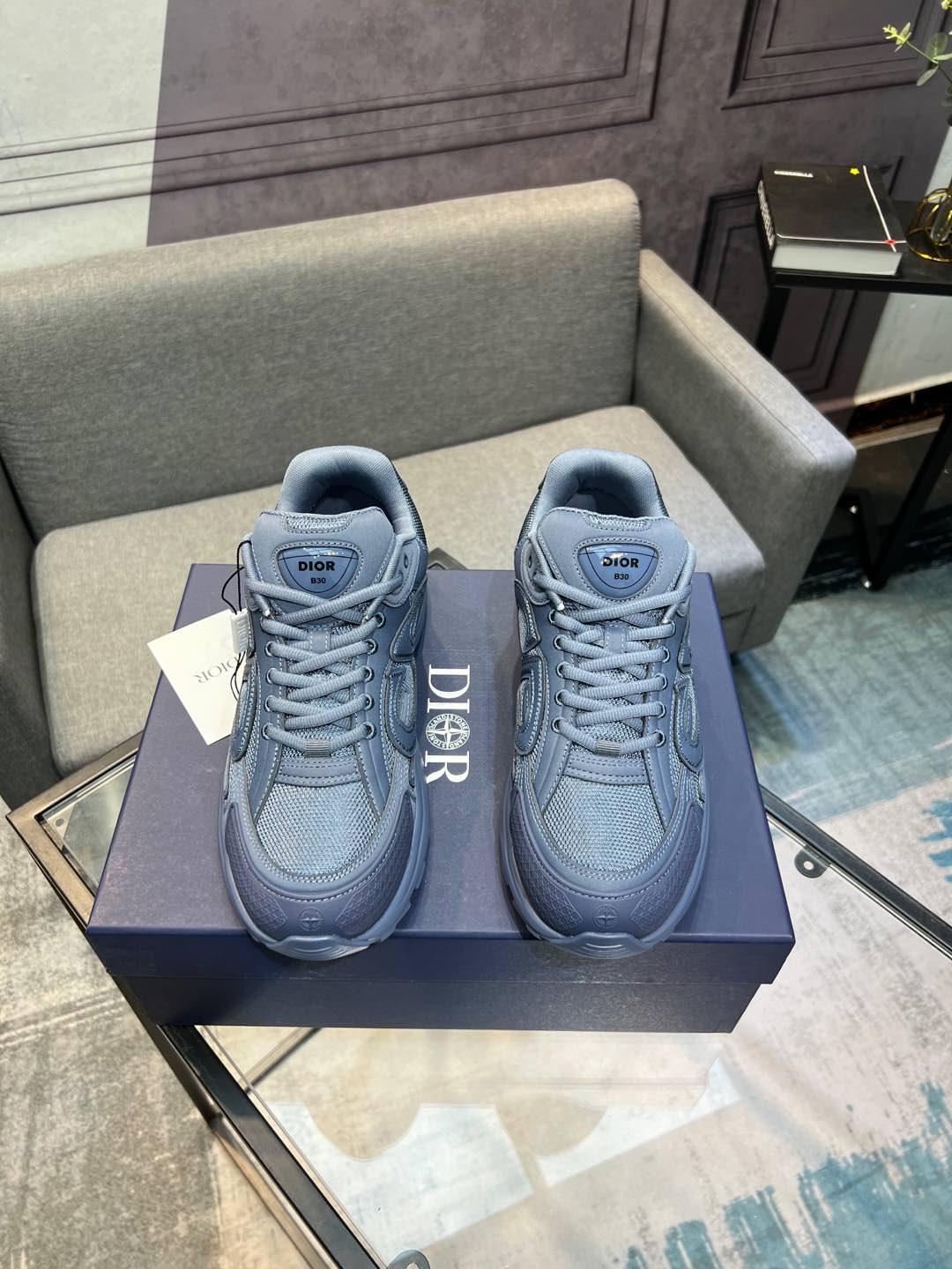 alta versión de los modelos de marca compartida Dior Dior x Stone Island Stone Island 2024 ˢˢL casa 