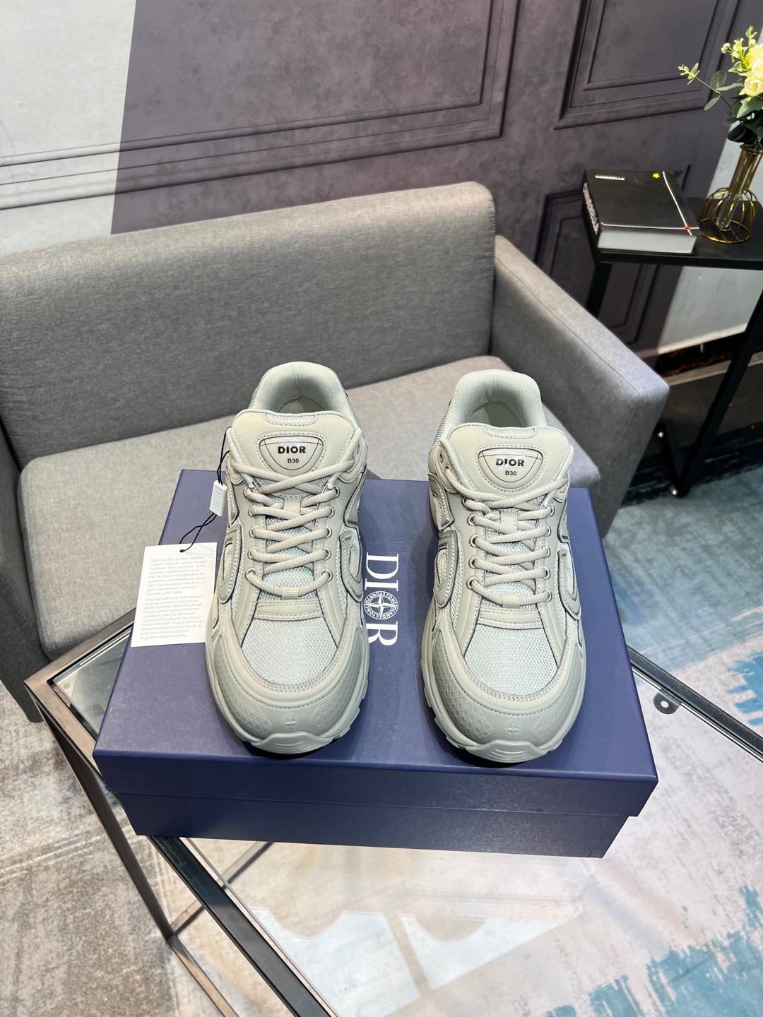 alta versión de los modelos de marca compartida Dior Dior x Stone Island Stone Island 2024 ˢˢL casa 