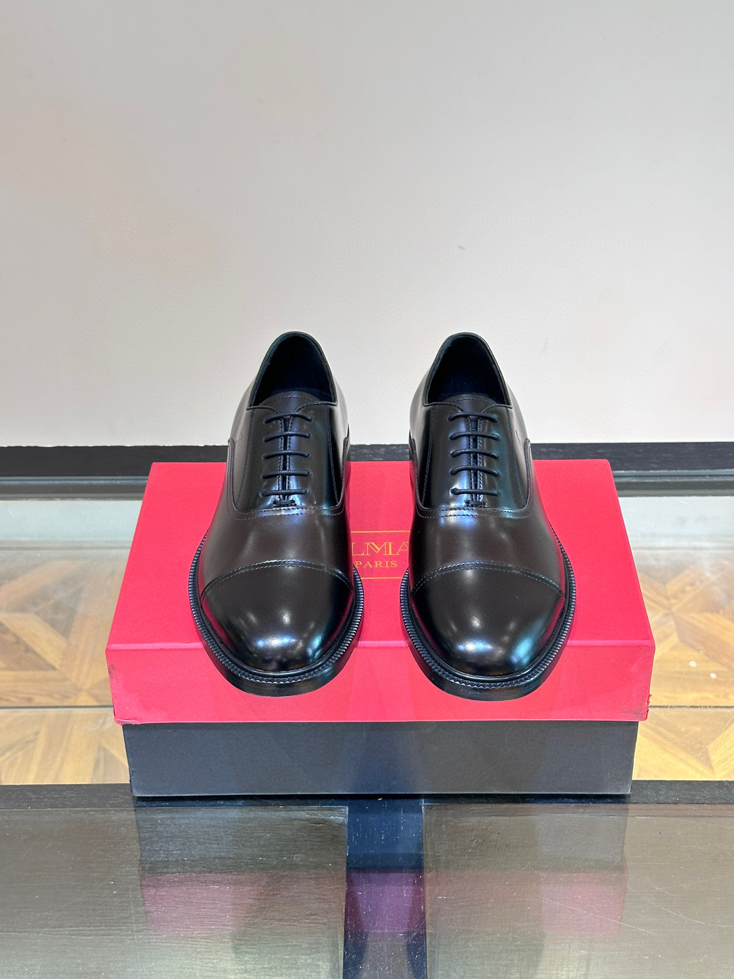 - BALMAIN / Balmain nuevos zapatos de los hombres, las telas importadas de cuero de vaca original, p