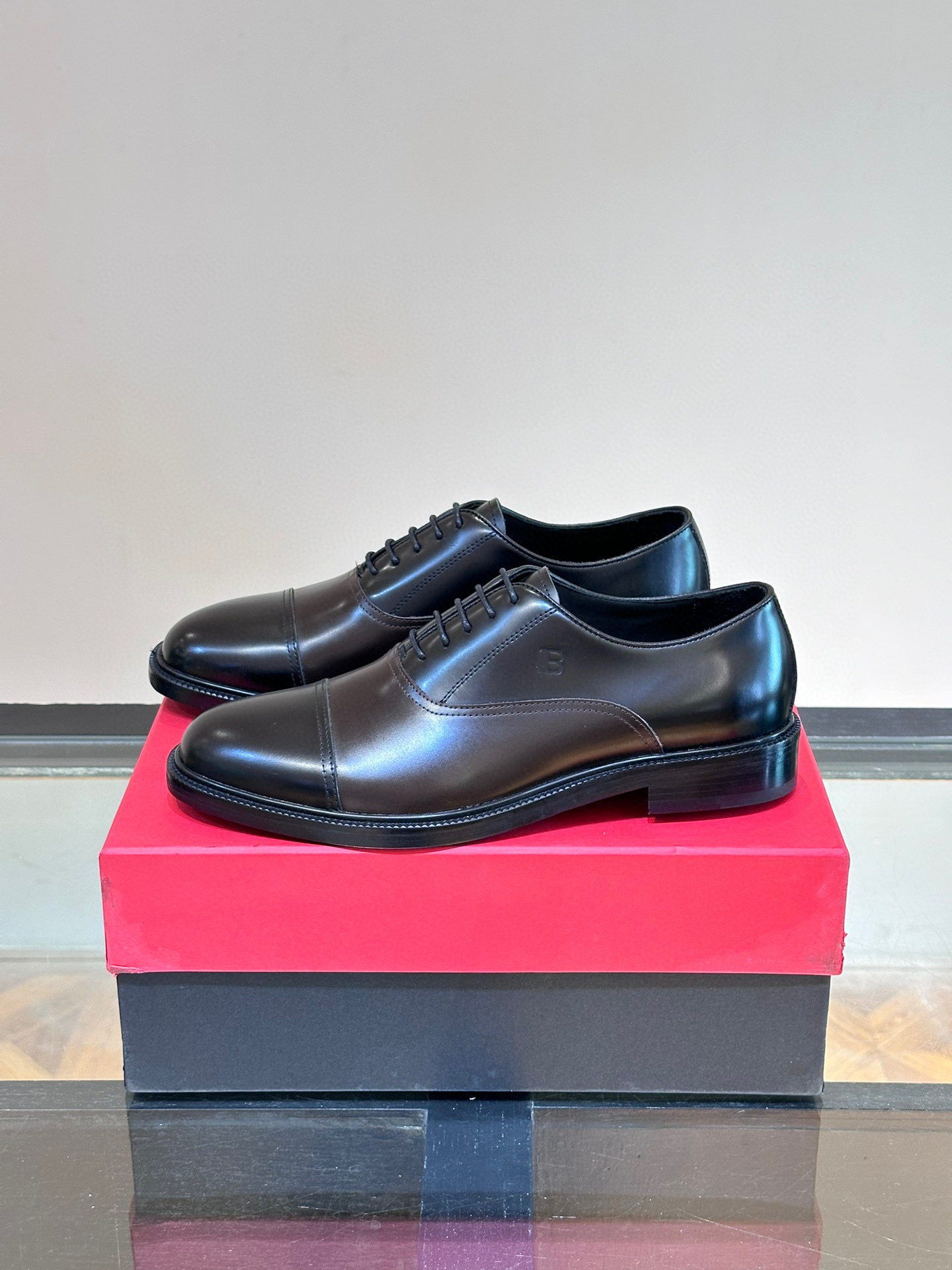 - BALMAIN / Balmain nuevos zapatos de los hombres, las telas importadas de cuero de vaca original, p