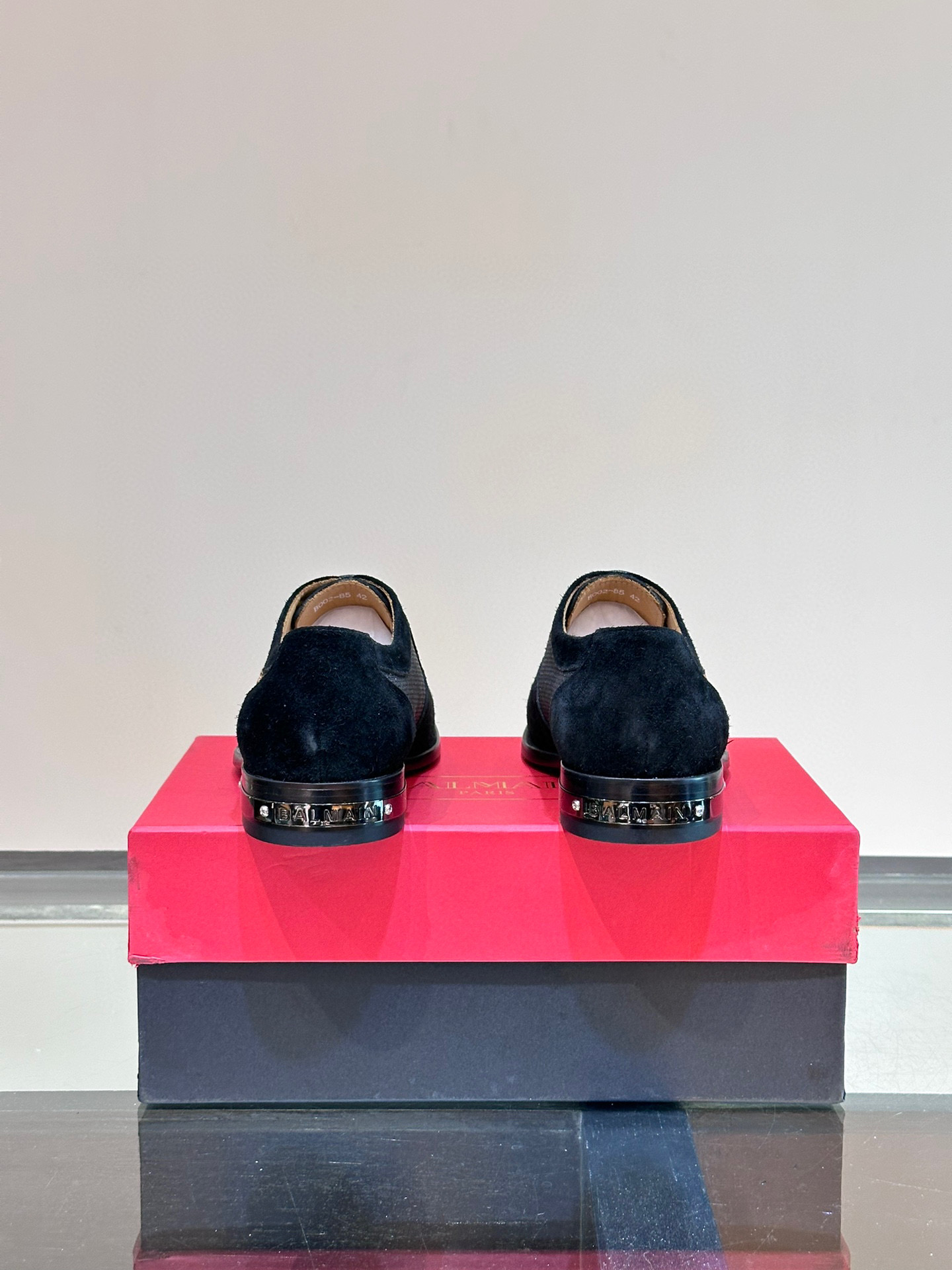 - BALMAIN / Balmain nuevos zapatos de los hombres, las telas importadas de cuero de vaca original, p