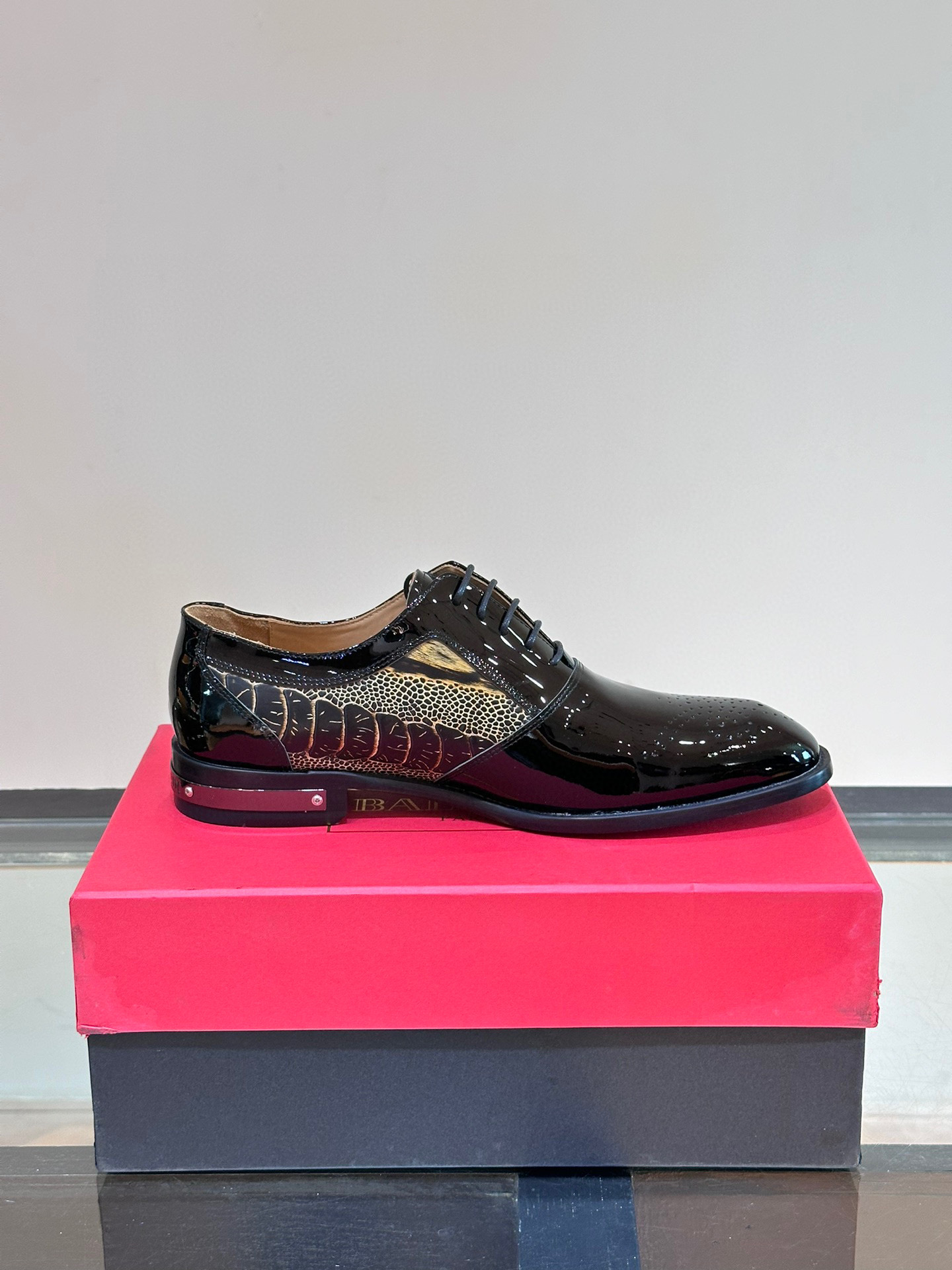 - BALMAIN / Balmain nuevos zapatos de los hombres, las telas importadas de cuero de vaca original, p