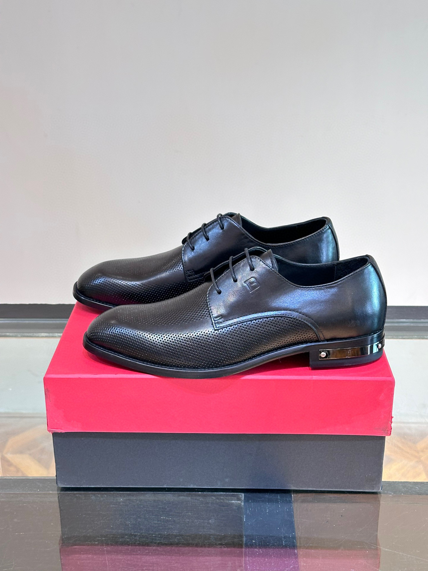- BALMAIN / Balmain nuevos zapatos de los hombres, las telas importadas de cuero de vaca original, p