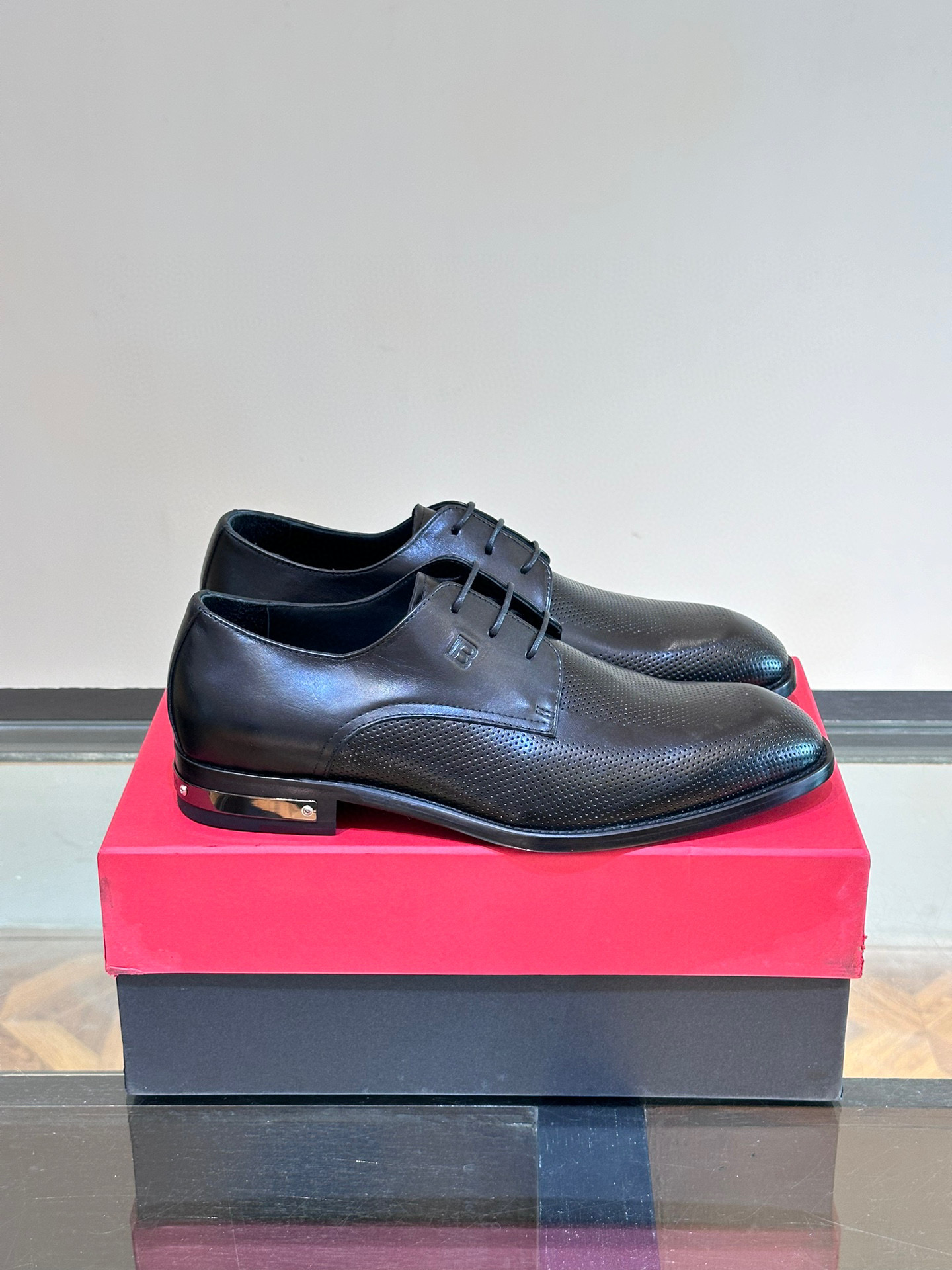 - BALMAIN / Balmain nuevos zapatos de los hombres, las telas importadas de cuero de vaca original, p