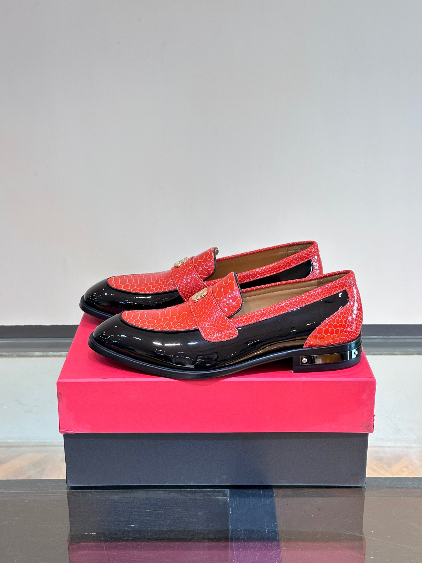 - BALMAIN / Balmain nuevos zapatos de los hombres, las telas importadas de cuero de vaca original, p