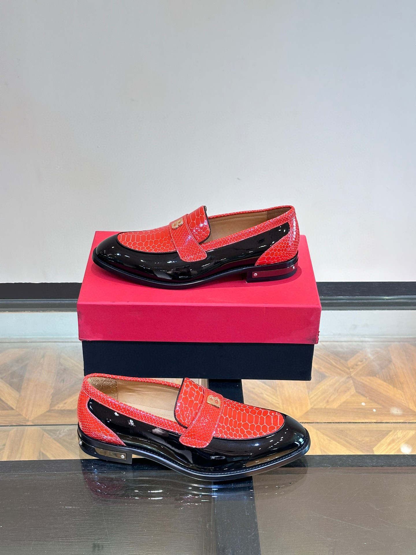 - BALMAIN / Balmain nuevos zapatos de los hombres, las telas importadas de cuero de vaca original, p