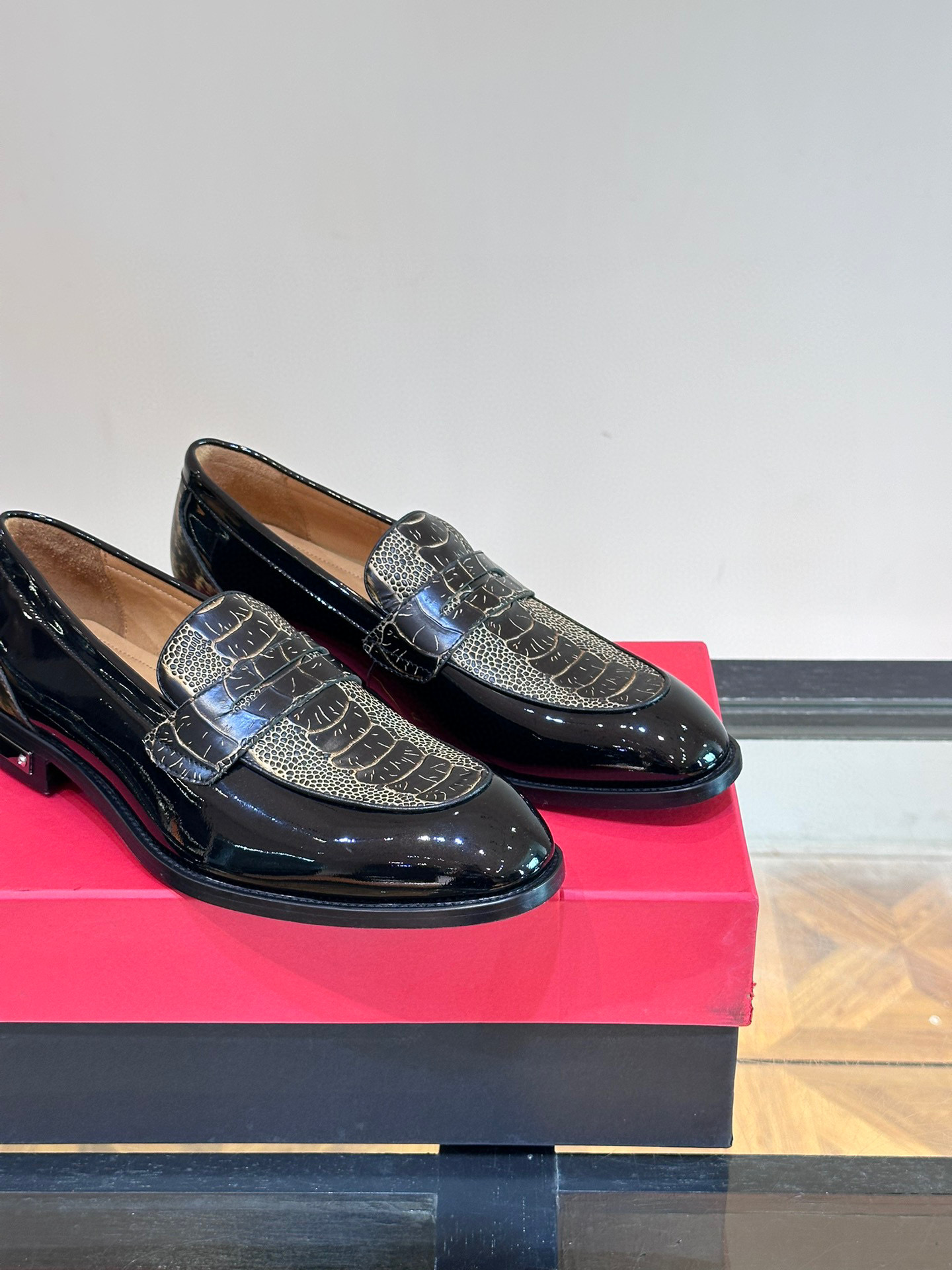 - BALMAIN / Balmain nuevos zapatos de los hombres, las telas importadas de cuero de vaca original, p
