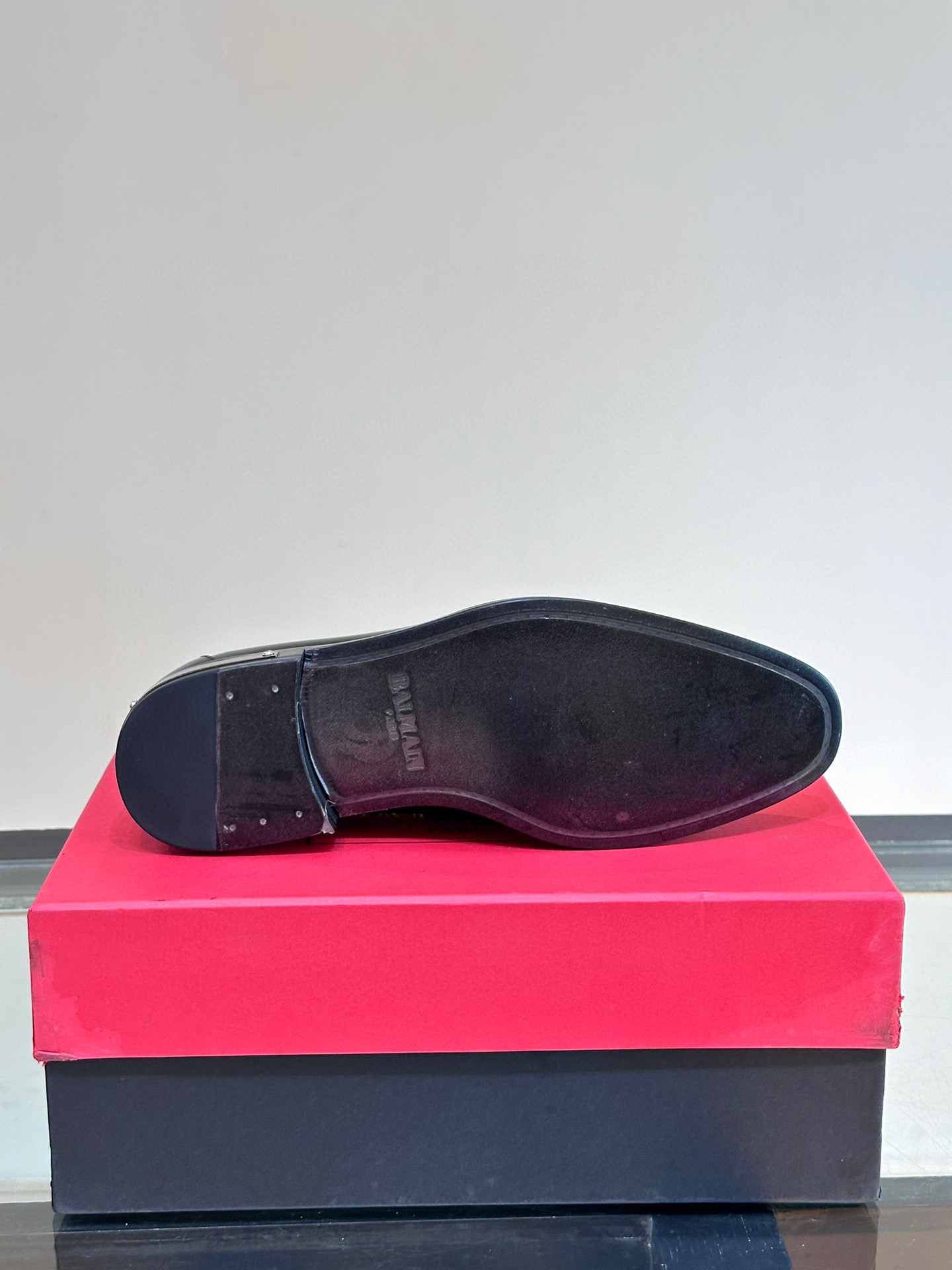 - BALMAIN / Balmain nuevos zapatos de los hombres, las telas importadas de cuero de vaca original, p