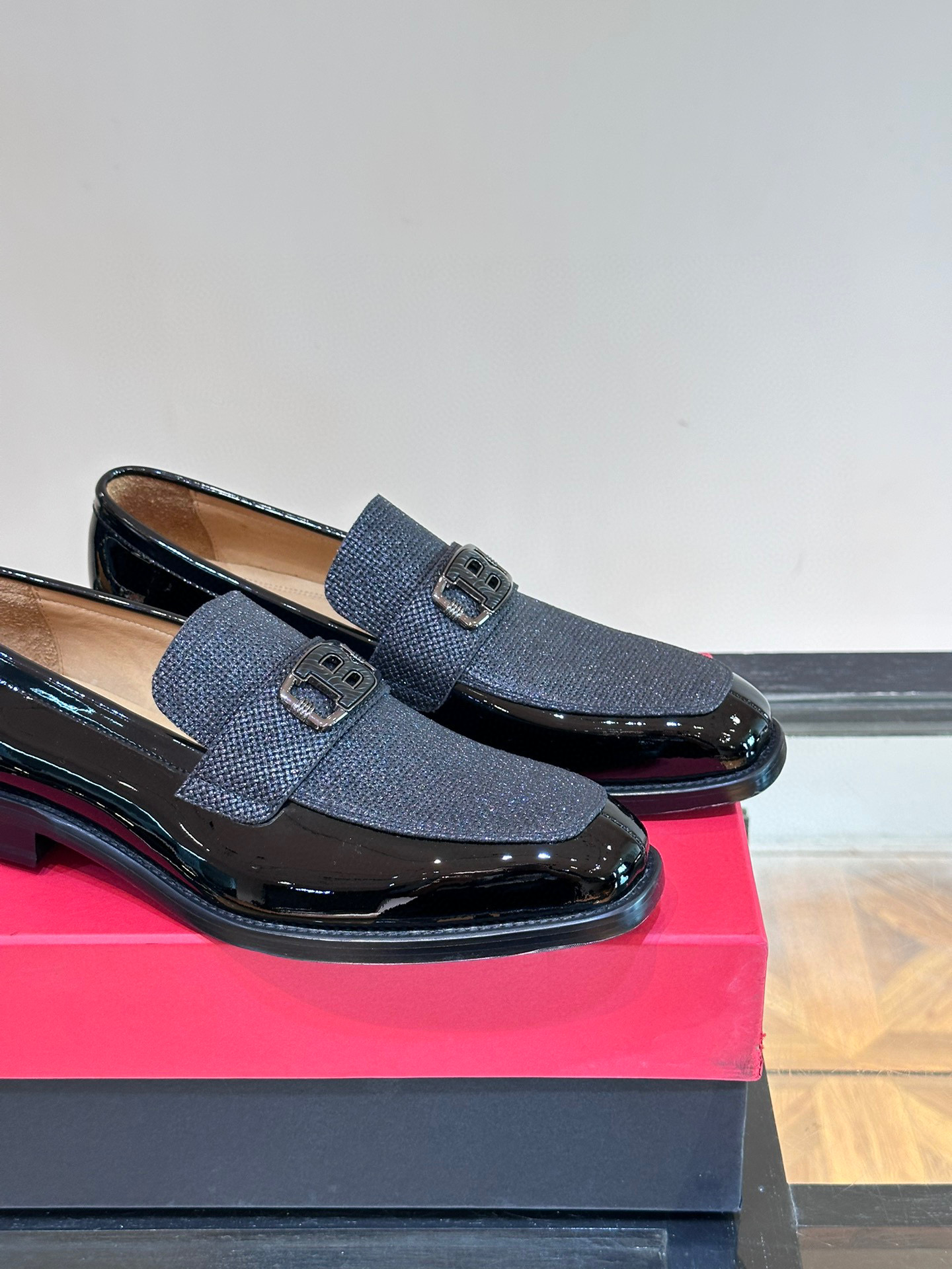 - BALMAIN / Balmain nuevos zapatos de los hombres, las telas importadas de cuero de vaca original, p