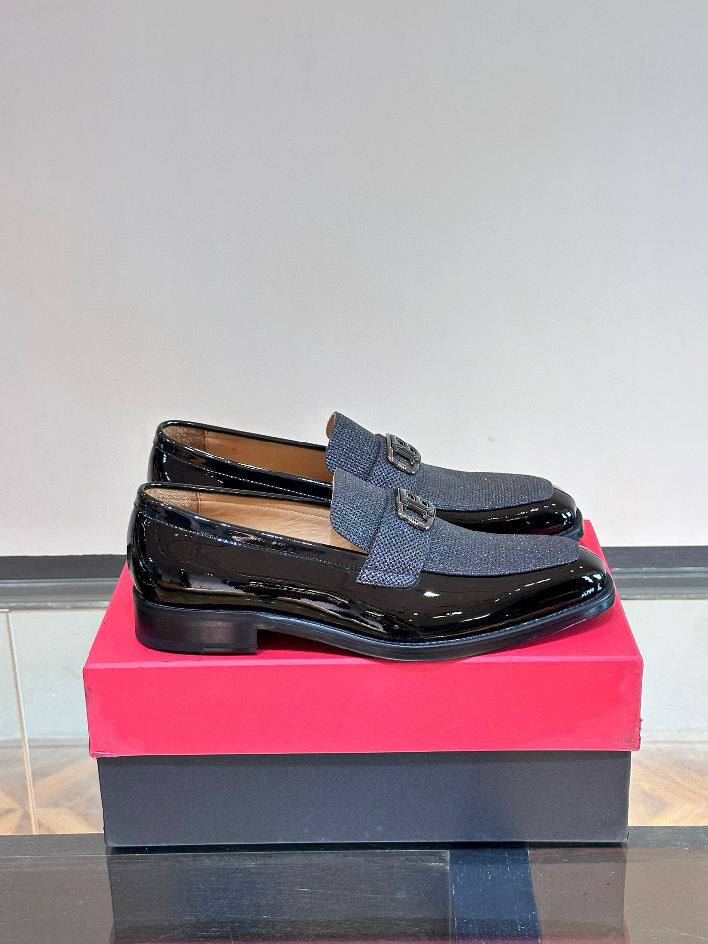 - BALMAIN / Balmain nuevos zapatos de los hombres, las telas importadas de cuero de vaca original, p