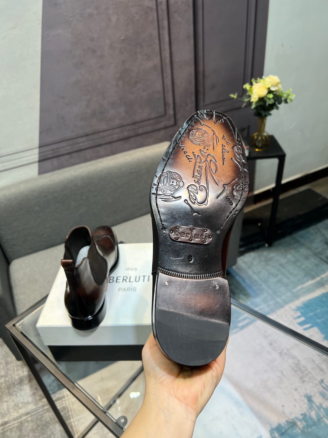 --Berlut* Bruti nuevos zapatos formales de los hombres de color a mano seleccionados de alta calidad