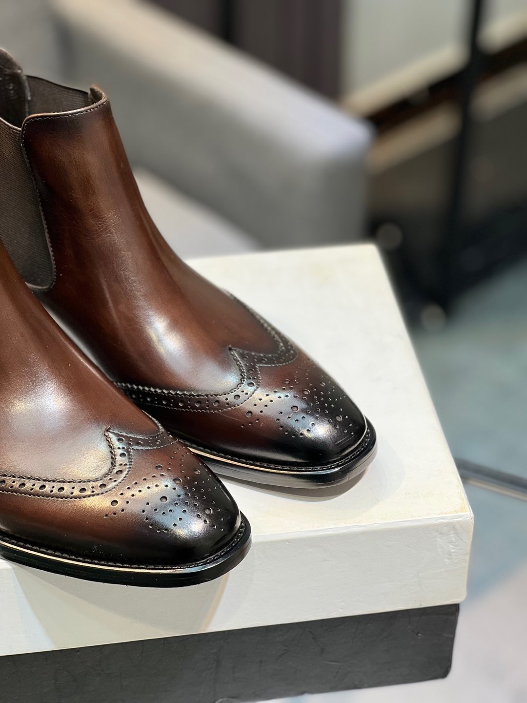 --Berlut* Bruti nuevos zapatos formales de los hombres de color a mano seleccionados de alta calidad