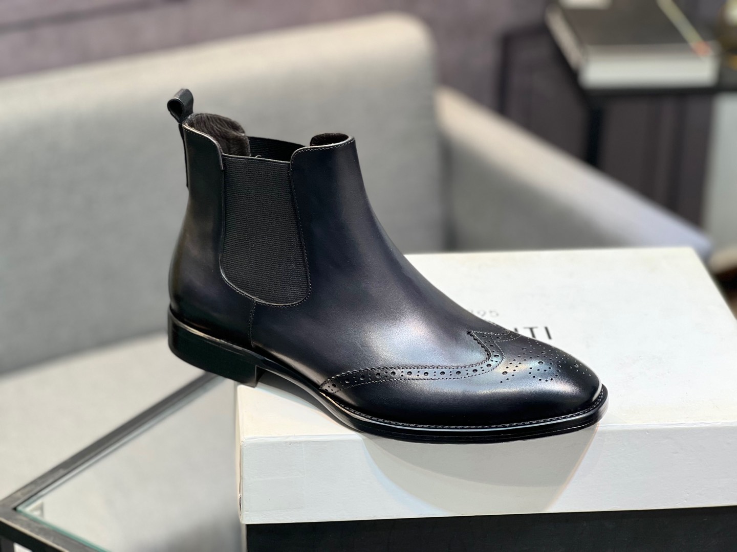--Berlut* Bruti nuevos zapatos formales de los hombres de color a mano seleccionados de alta calidad