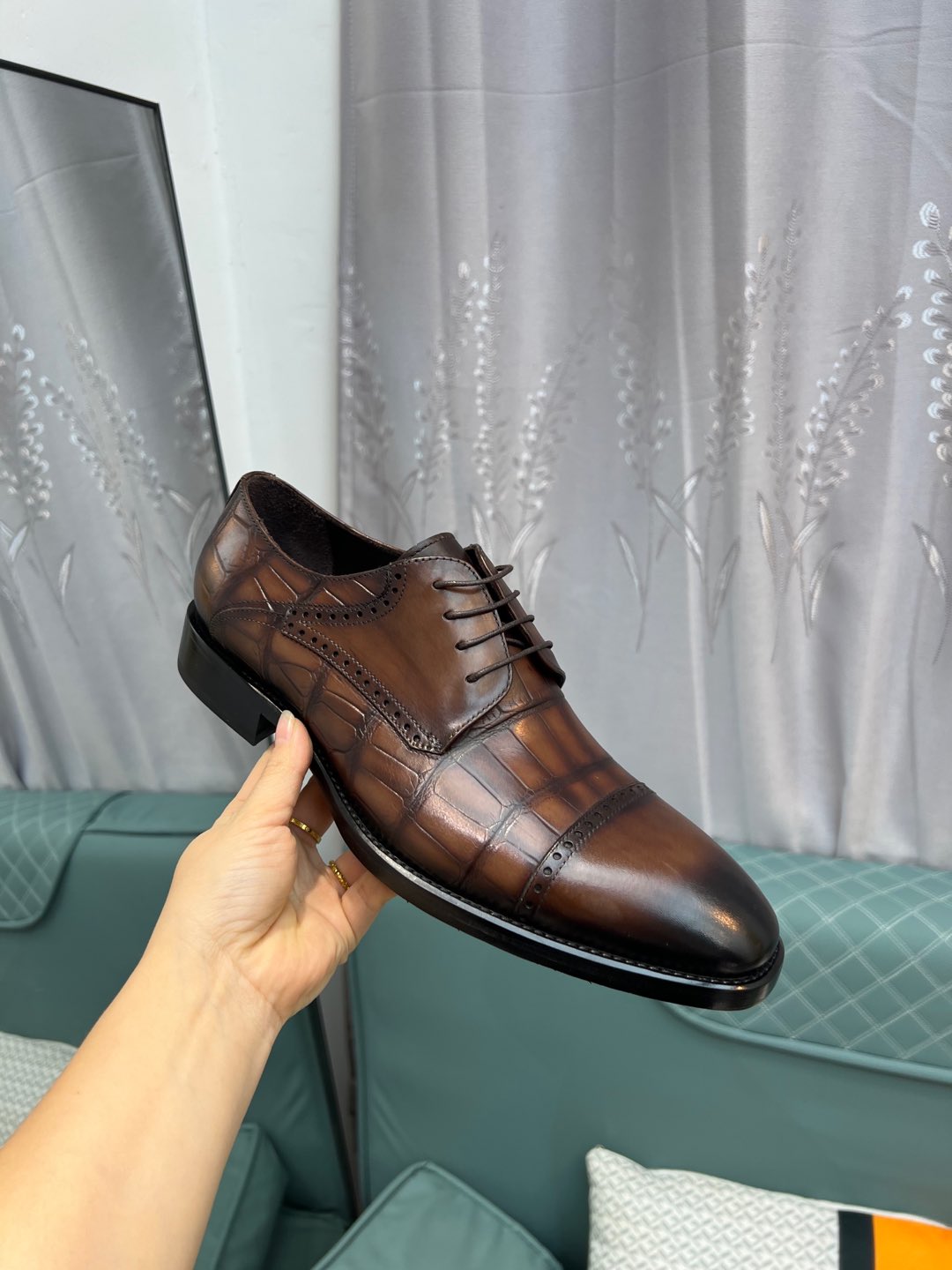 --Berlut* Bruti nuevos zapatos formales de los hombres de color a mano seleccionados de alta calidad