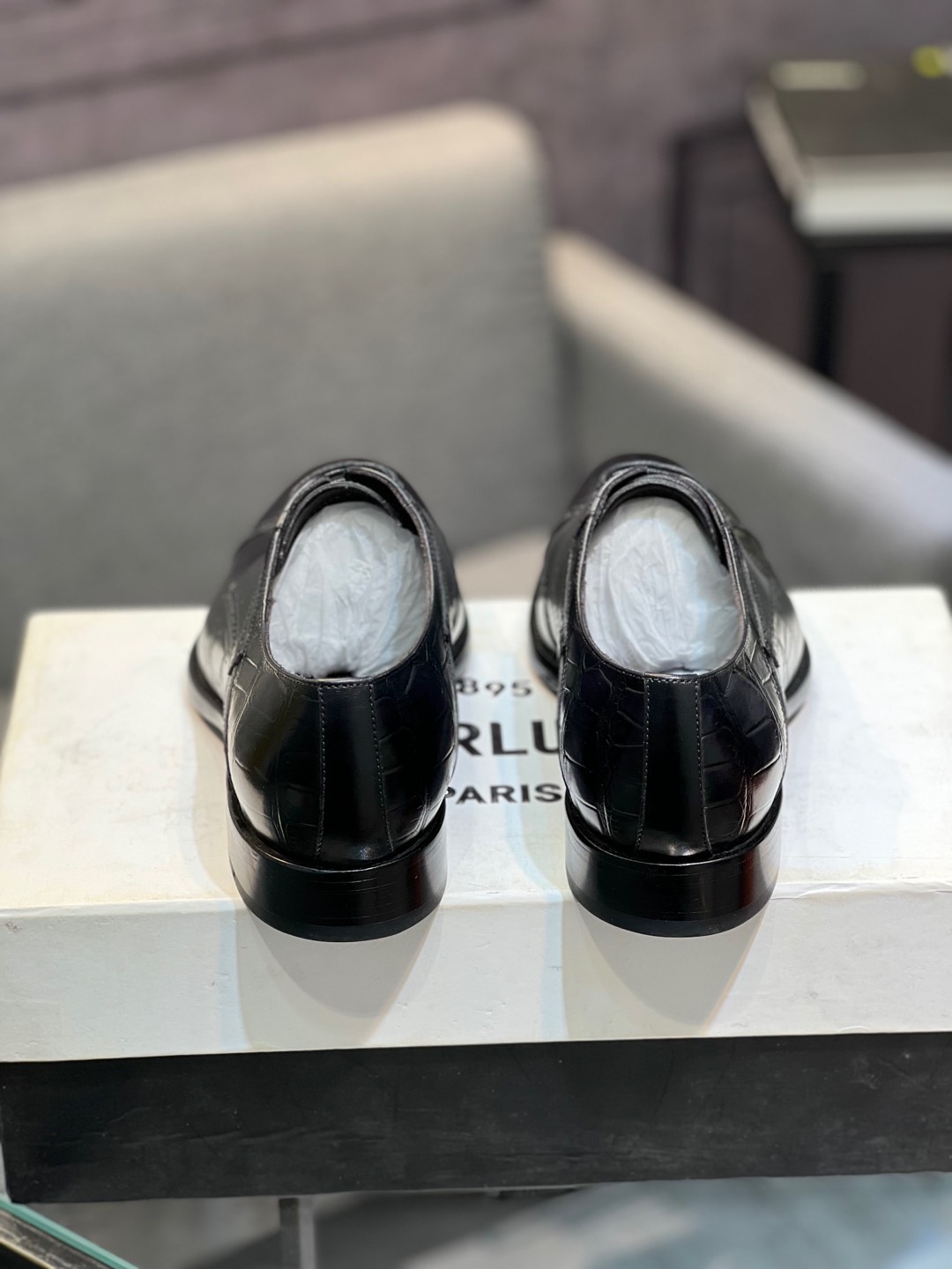--Berlut* Bruti nuevos zapatos formales de los hombres de color a mano seleccionados de alta calidad