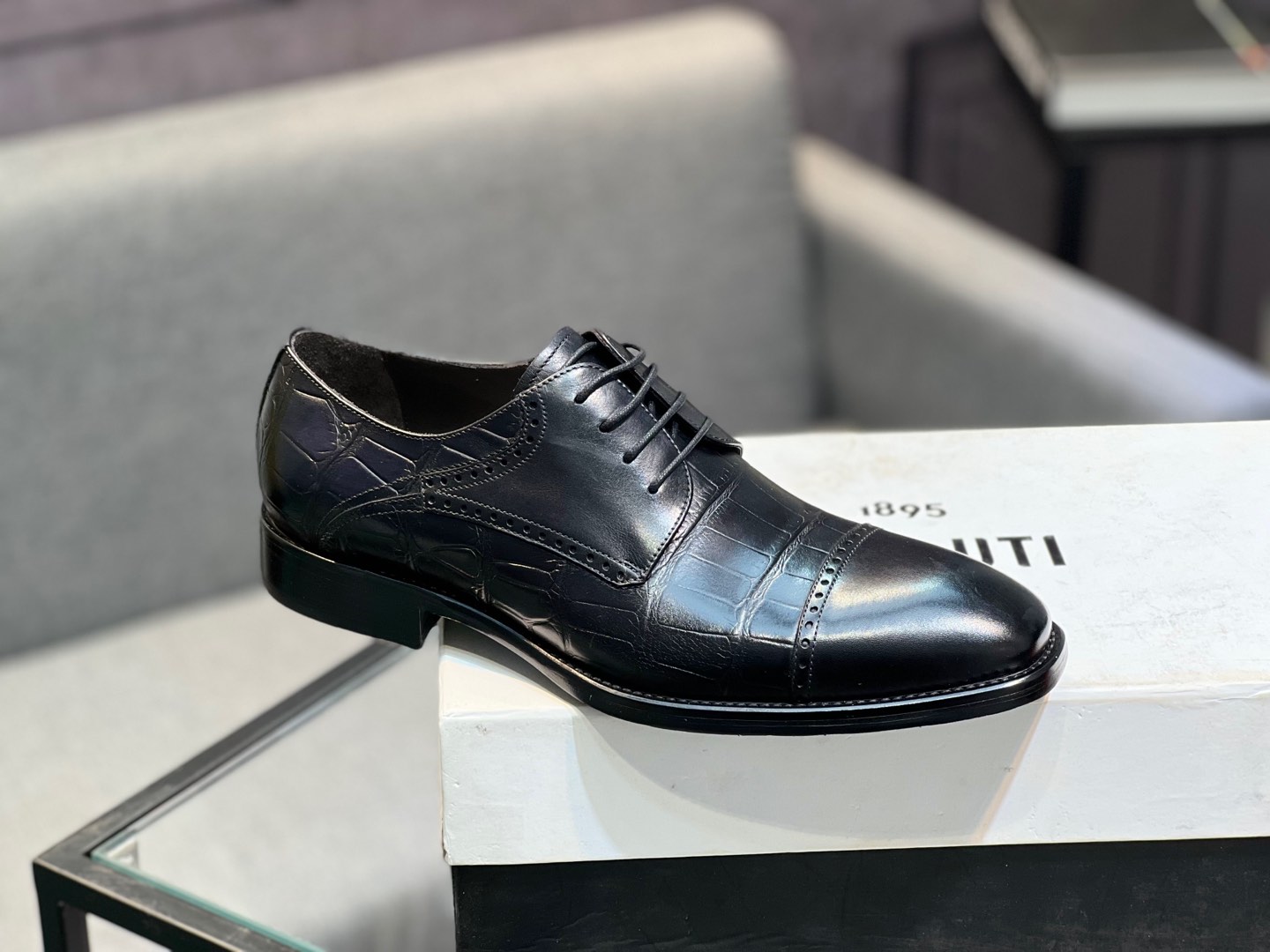--Berlut* Bruti nuevos zapatos formales de los hombres de color a mano seleccionados de alta calidad