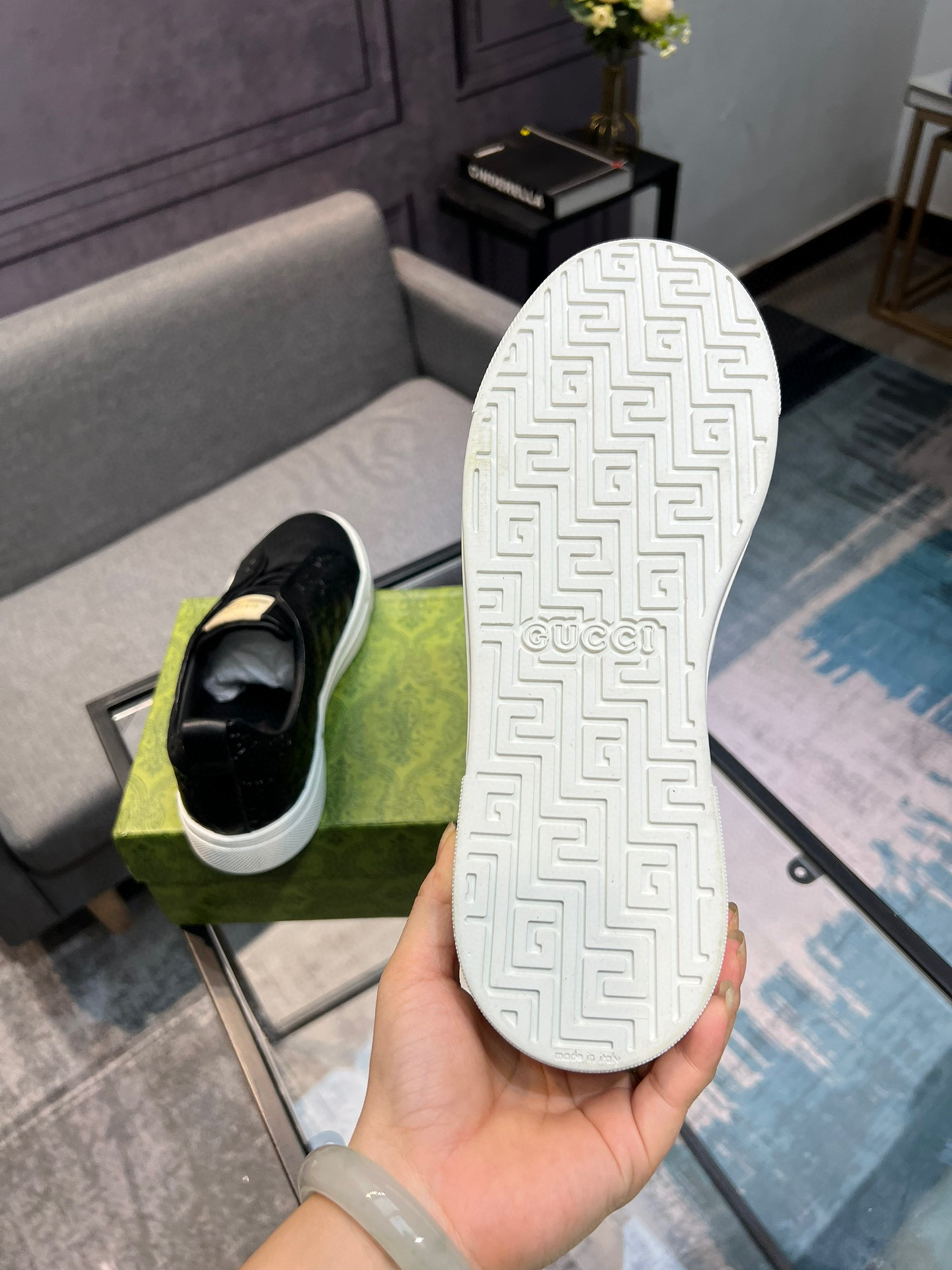 (Gucci GUCCI) sitio web oficial de los últimos modelos de zapatos de los hombres de moda casual, mod