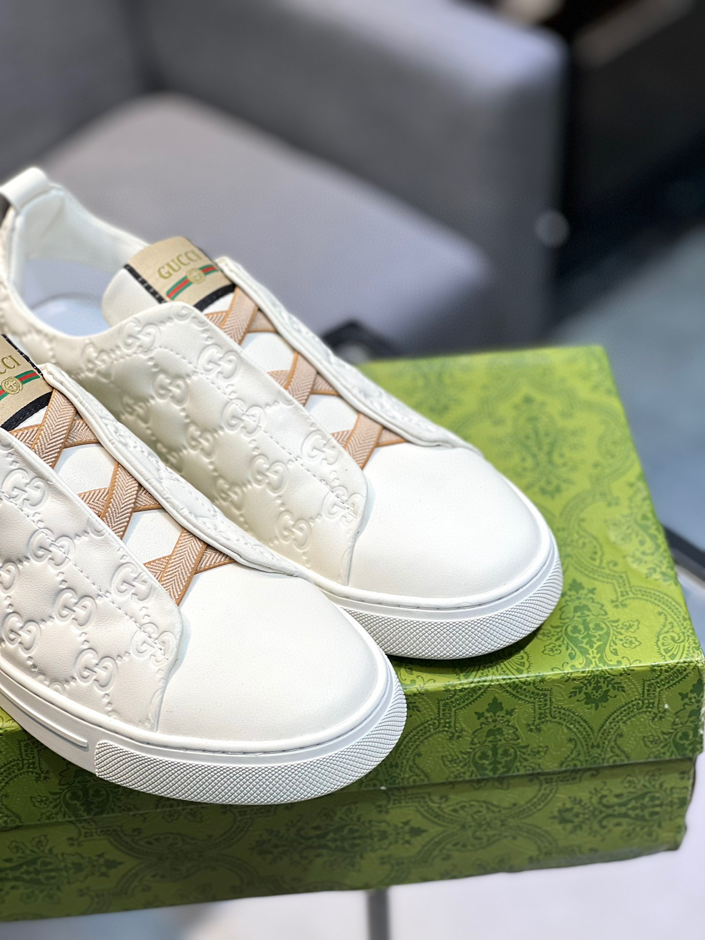 (Gucci GUCCI) sitio web oficial de los últimos modelos de zapatos de los hombres de moda casual, mod