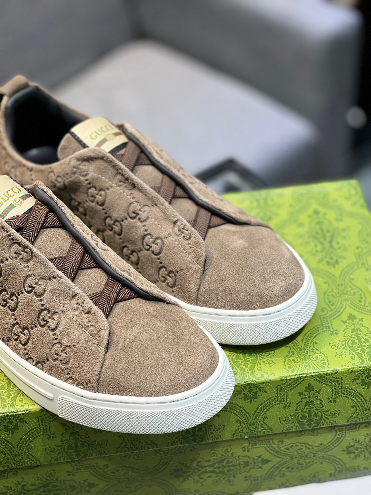 (Gucci GUCCI) sitio web oficial de los últimos modelos de zapatos de los hombres de moda casual, mod