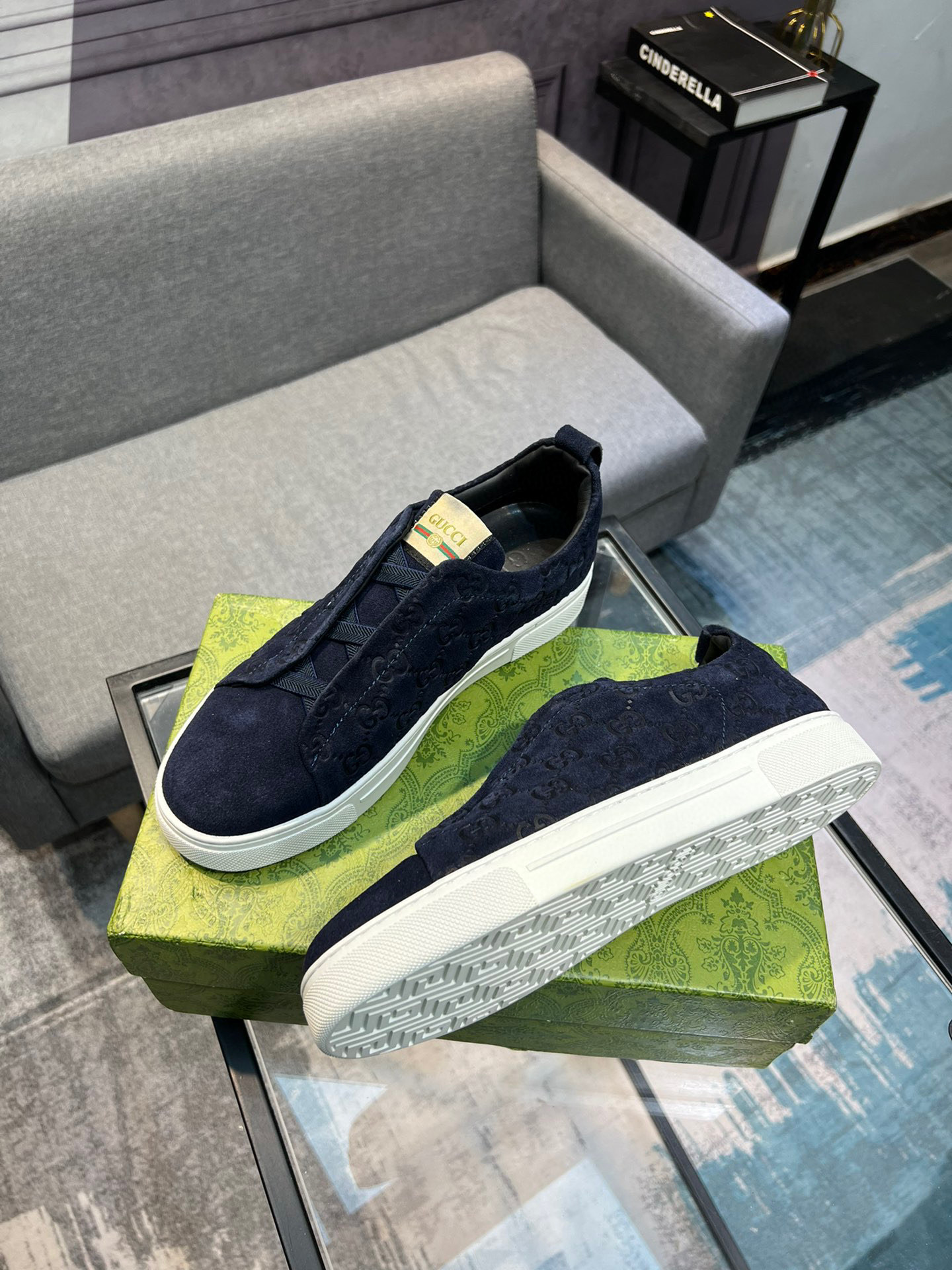 (Gucci GUCCI) sitio web oficial de los últimos modelos de zapatos de los hombres de moda casual, mod