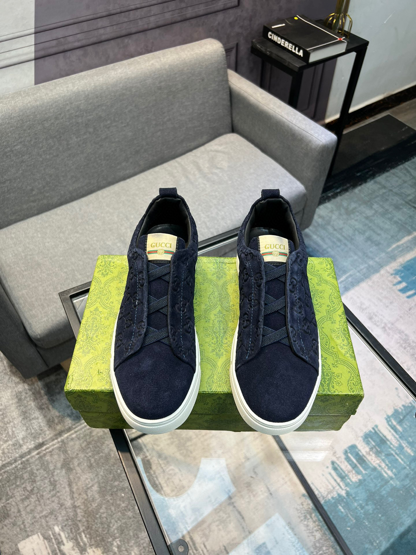 (Gucci GUCCI) sitio web oficial de los últimos modelos de zapatos de los hombres de moda casual, mod