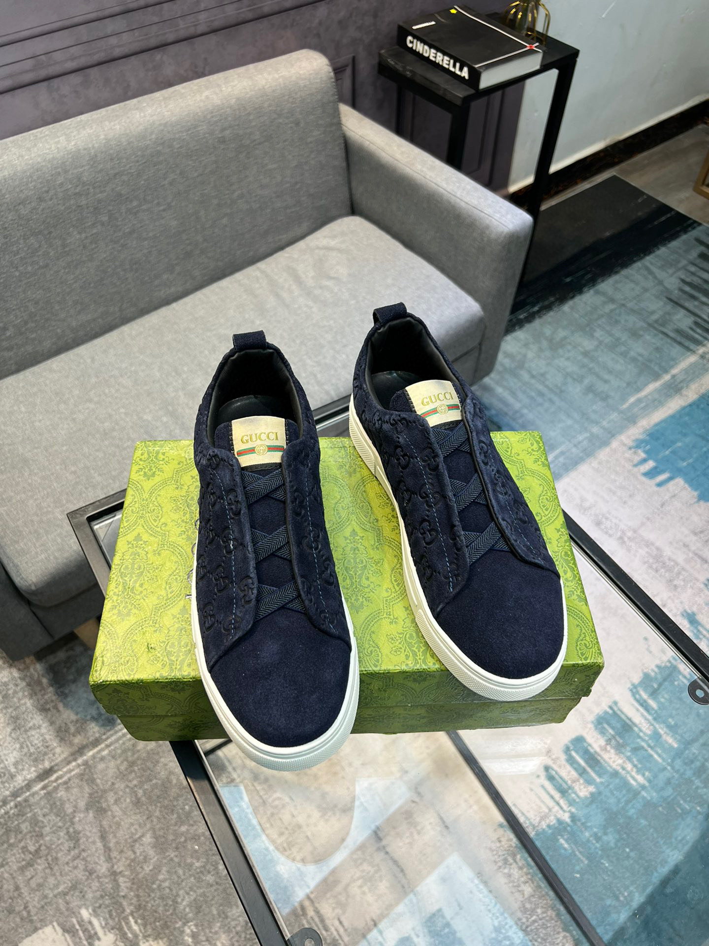 (Gucci GUCCI) sitio web oficial de los últimos modelos de zapatos de los hombres de moda casual, mod