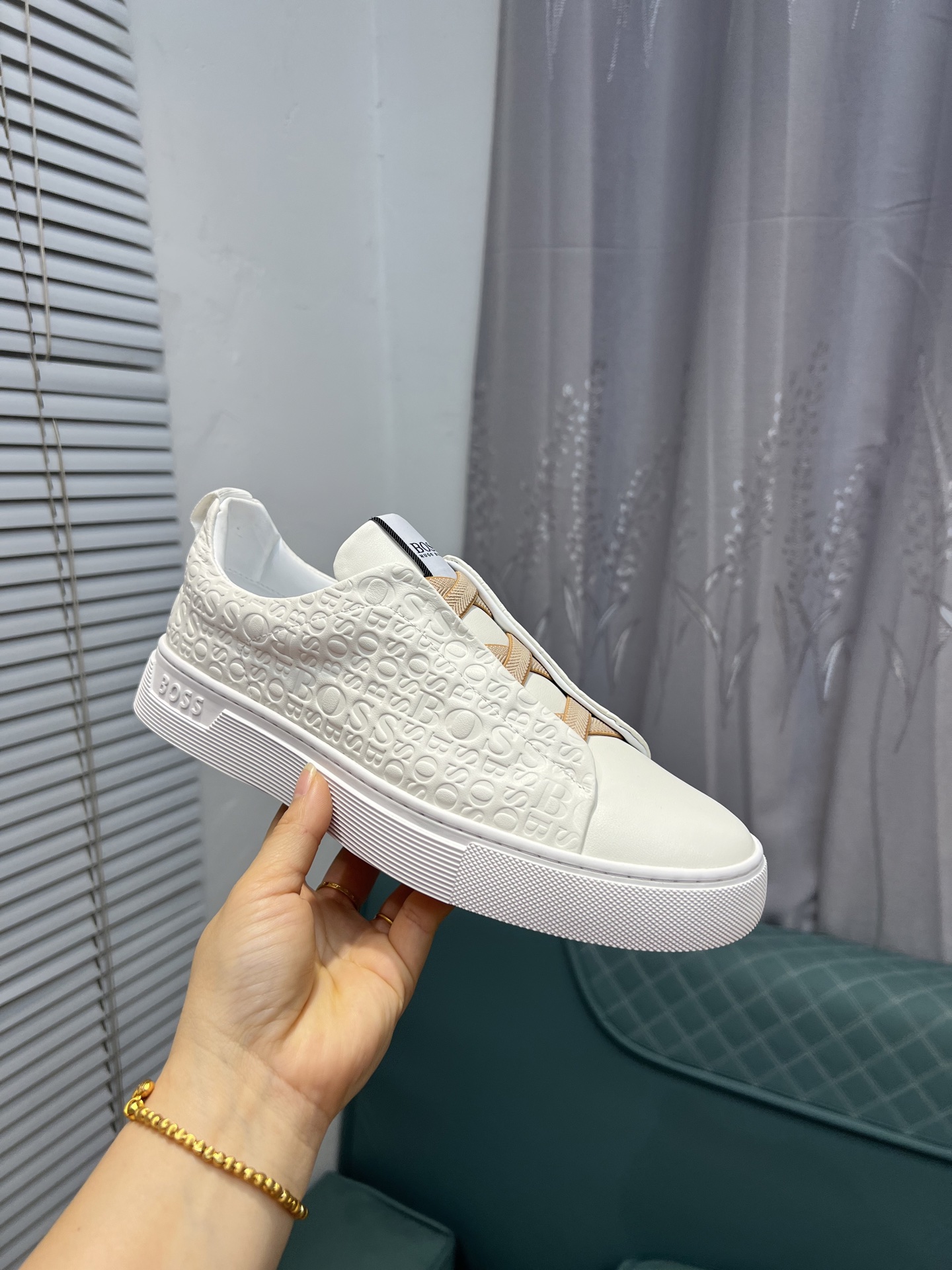 BOSS Men's Classic Lace-Up Sneakers - Stylish and Comfortable (Sizes 38-44) 6 i1742133609804 5429 0 4