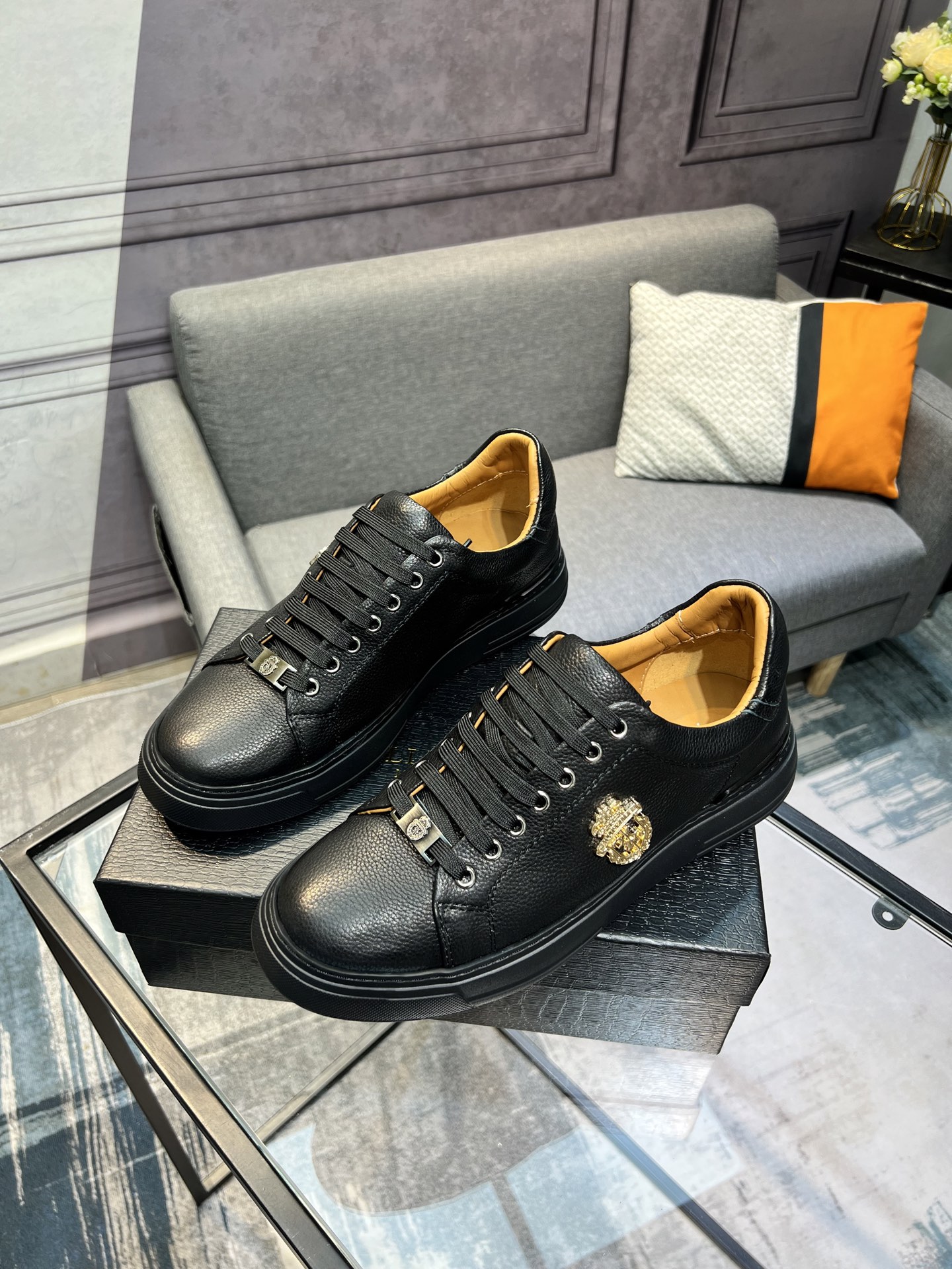 Billionaire Leather Sneakers For Men | High-Quality, Comfortable, and Stylish 3 i1742399683974 4668 0 1
