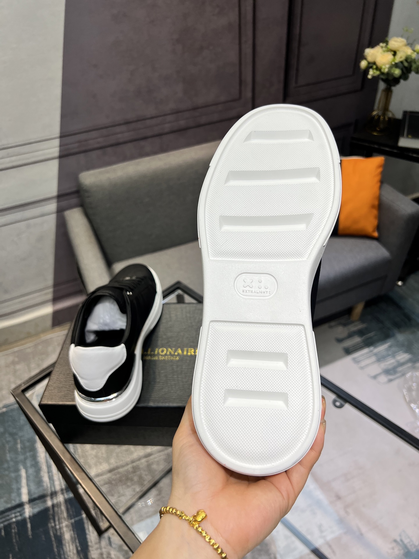 Billionaire Leather Sneakers for Men - Black, EU 38-44, Italian Design 7 i1742399934578 9880 0 5