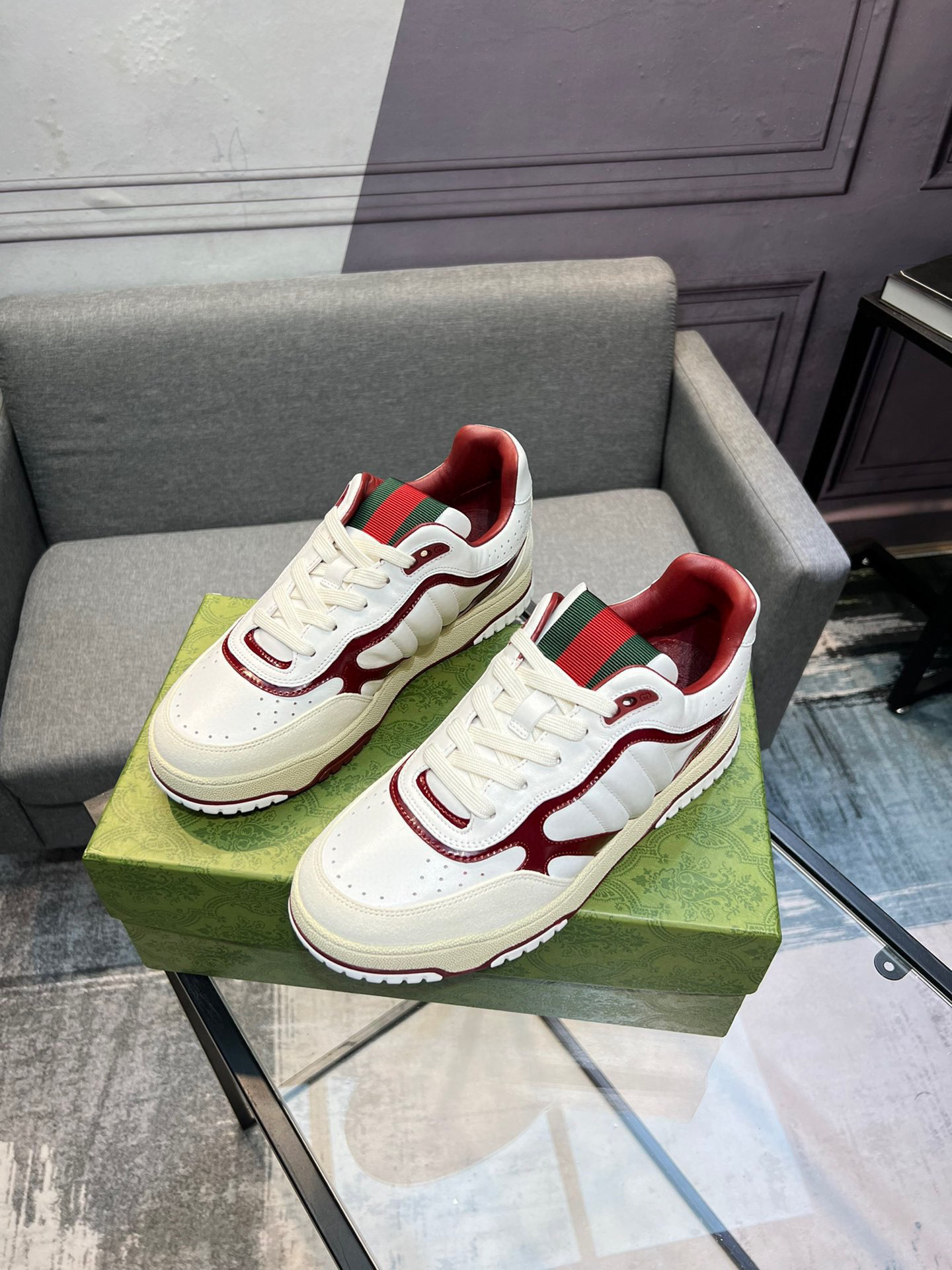 Gucci Men's and Women's Basketball Style Sneakers With Interlocking G Detail 3 i1742650919723 4439 0 1