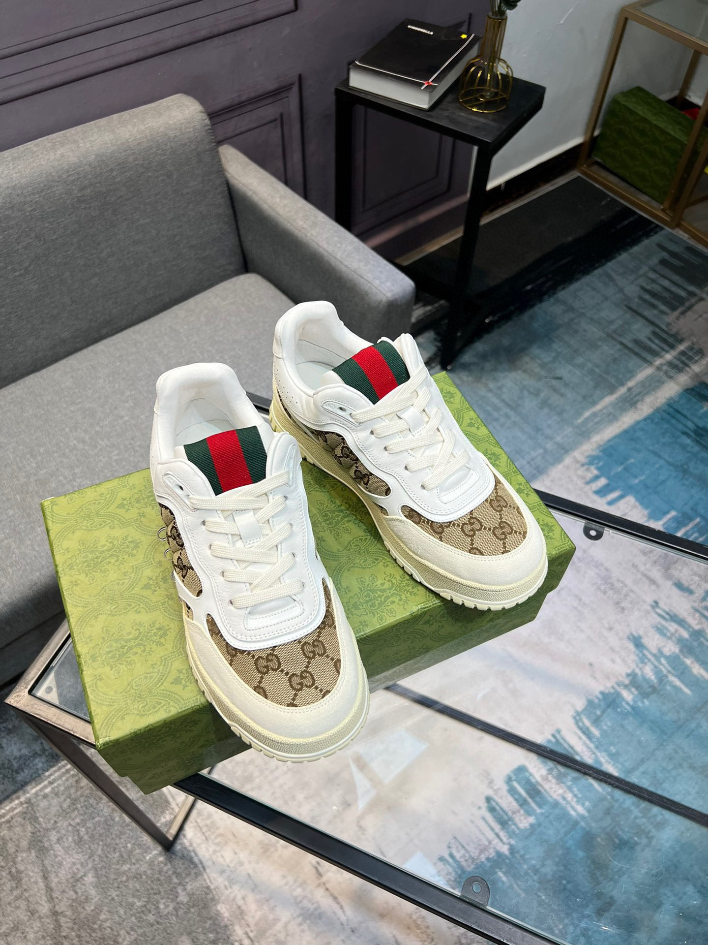 Gucci Basket Sneakers Couple Series Basketball Style with Interlocking G Detail 27 i1742650943106 7727 0 3