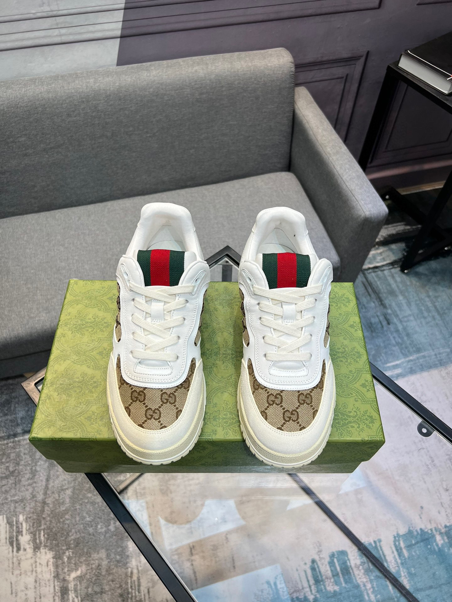 Gucci Basket Sneakers Couple Series Basketball Style with Interlocking G Detail 24 i1742650943108 8843 0 0