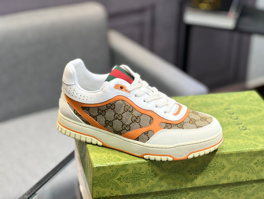 Gucci Basketball Style Sneakers with Interlocking G Motif - Couple Shoes 32 i1742650960606 8316 0 8