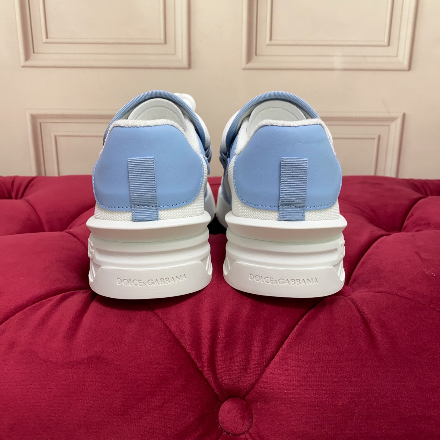 Dolce&Gabbana 2025 Luxury Leather Sneakers, Exquisite Craftsmanship, Blue/White 10 i1743522839677 3845 0 8