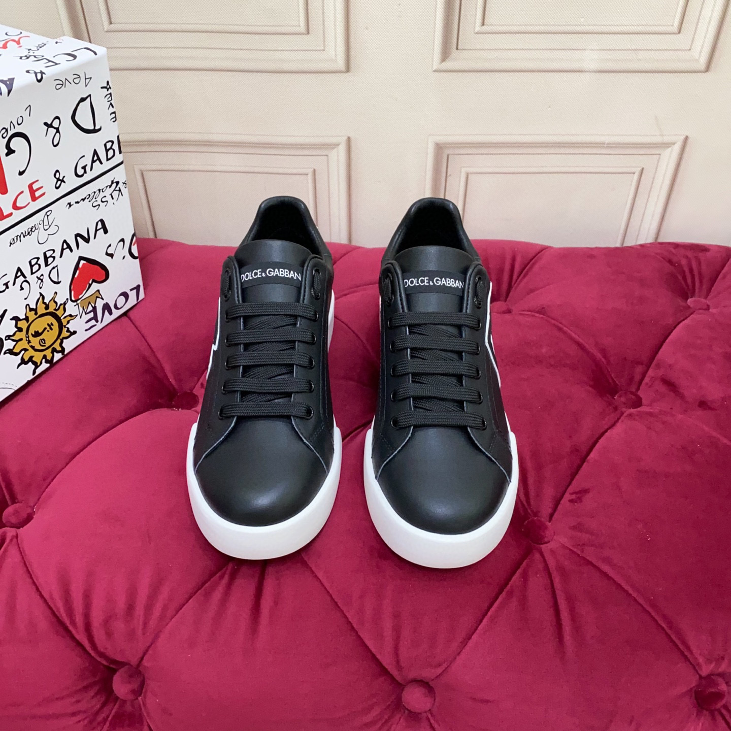 Dolce & Gabbana Leather Sneakers - Luxurious Designer Shoes for Men and Women 4 i1743523076208 4799 0 2