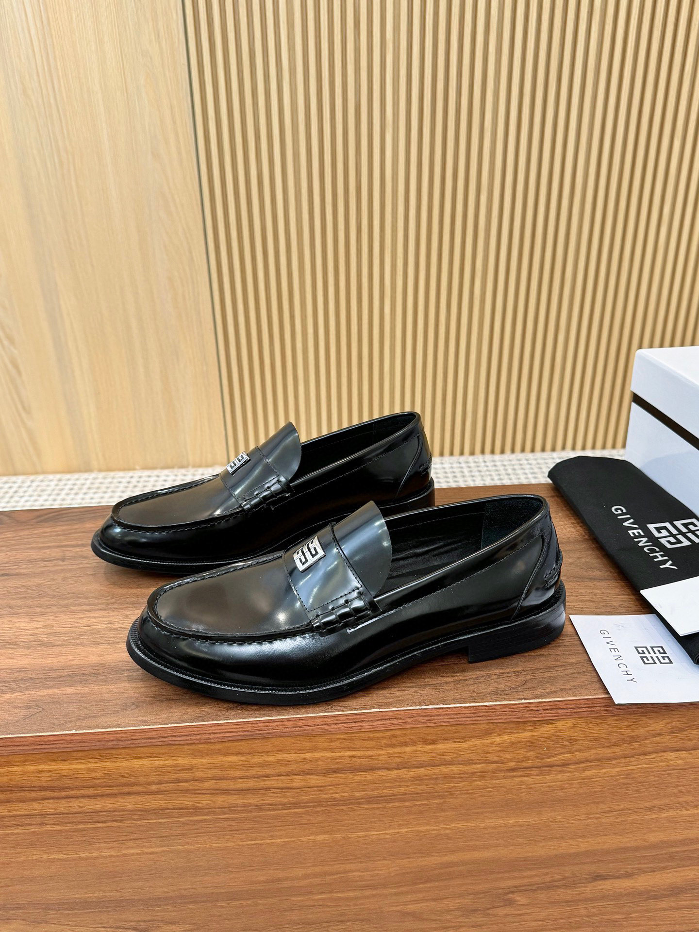 Givenchy Men's Leather Loafers - Business Casual Dress Shoes, Black, Size 39-44 5 i1744385332041 3062 0 3