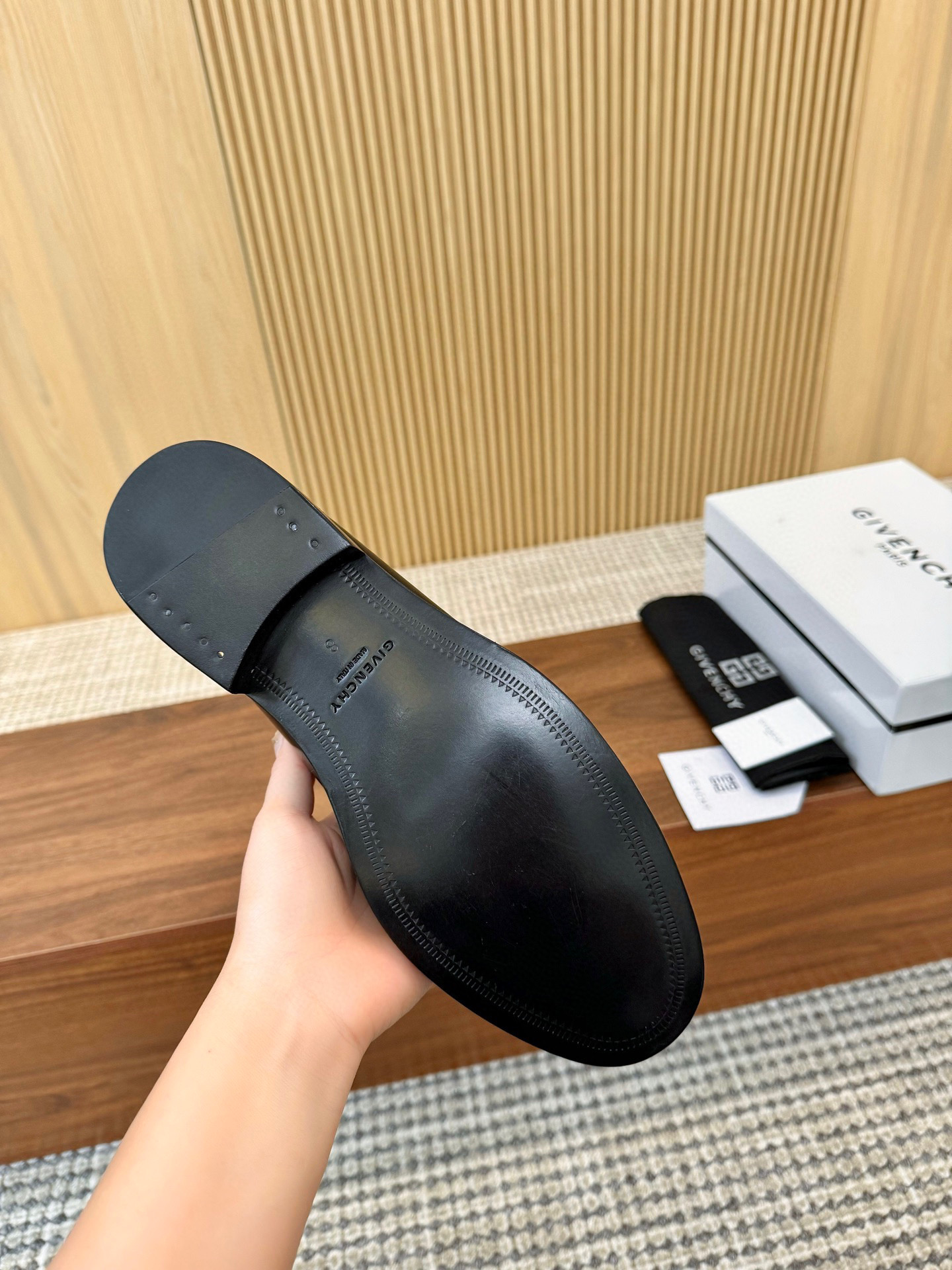Givenchy Men's Leather Loafers - Business Casual Dress Shoes, Black, Size 39-44 11 i1744385332292 8845 0 9