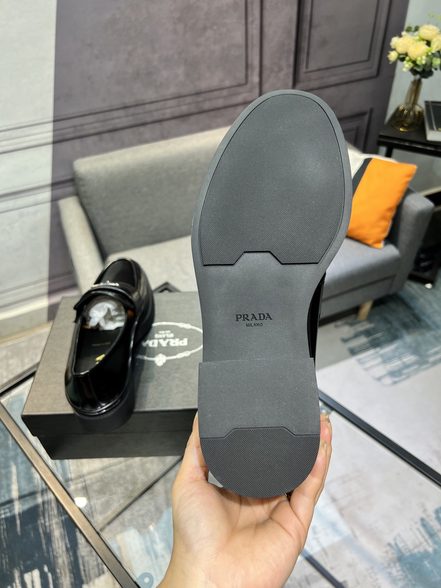 Prada New Polished Leather Loafers - Classic Style with Comfort 7 i1744644612399 7919 0 5