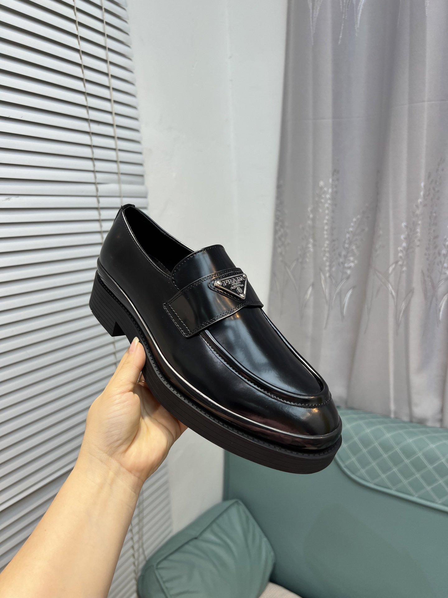 Prada New Polished Leather Loafers - Classic Style with Comfort 6 i1744644612404 8222 0 4