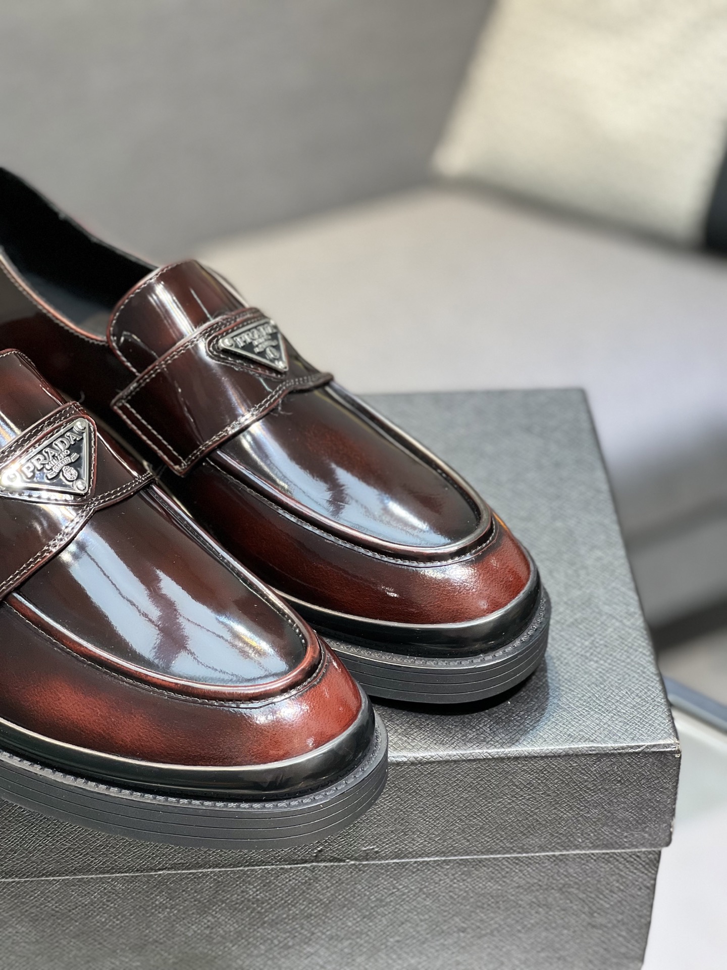 Prada Leather Loafers - Italian Craftsmanship, Classic Style & Modern Comfort 9 i1744644634443 7623 0 7