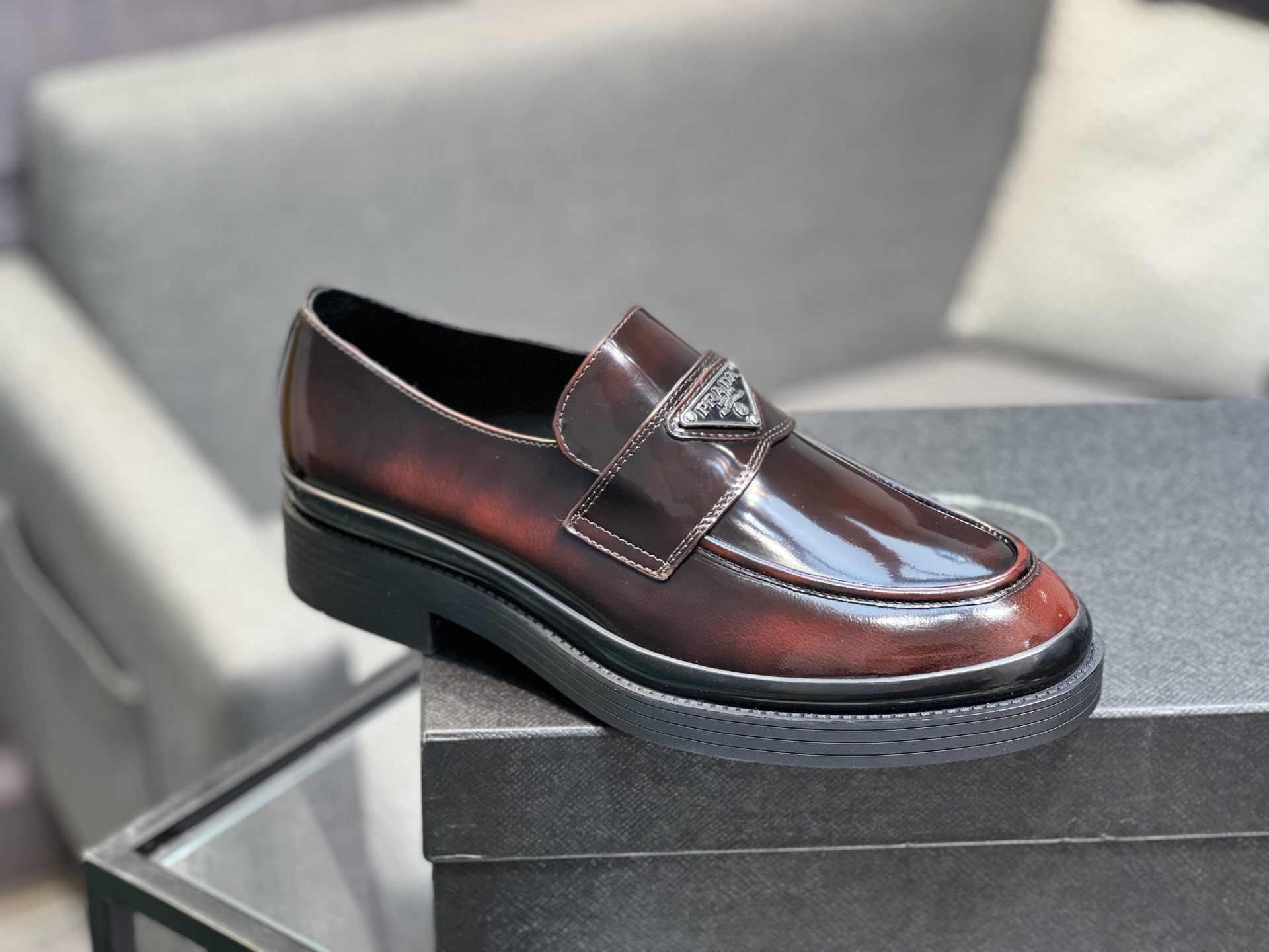 Prada Leather Loafers - Italian Craftsmanship, Classic Style & Modern Comfort 10 i1744644634554 6760 0 8