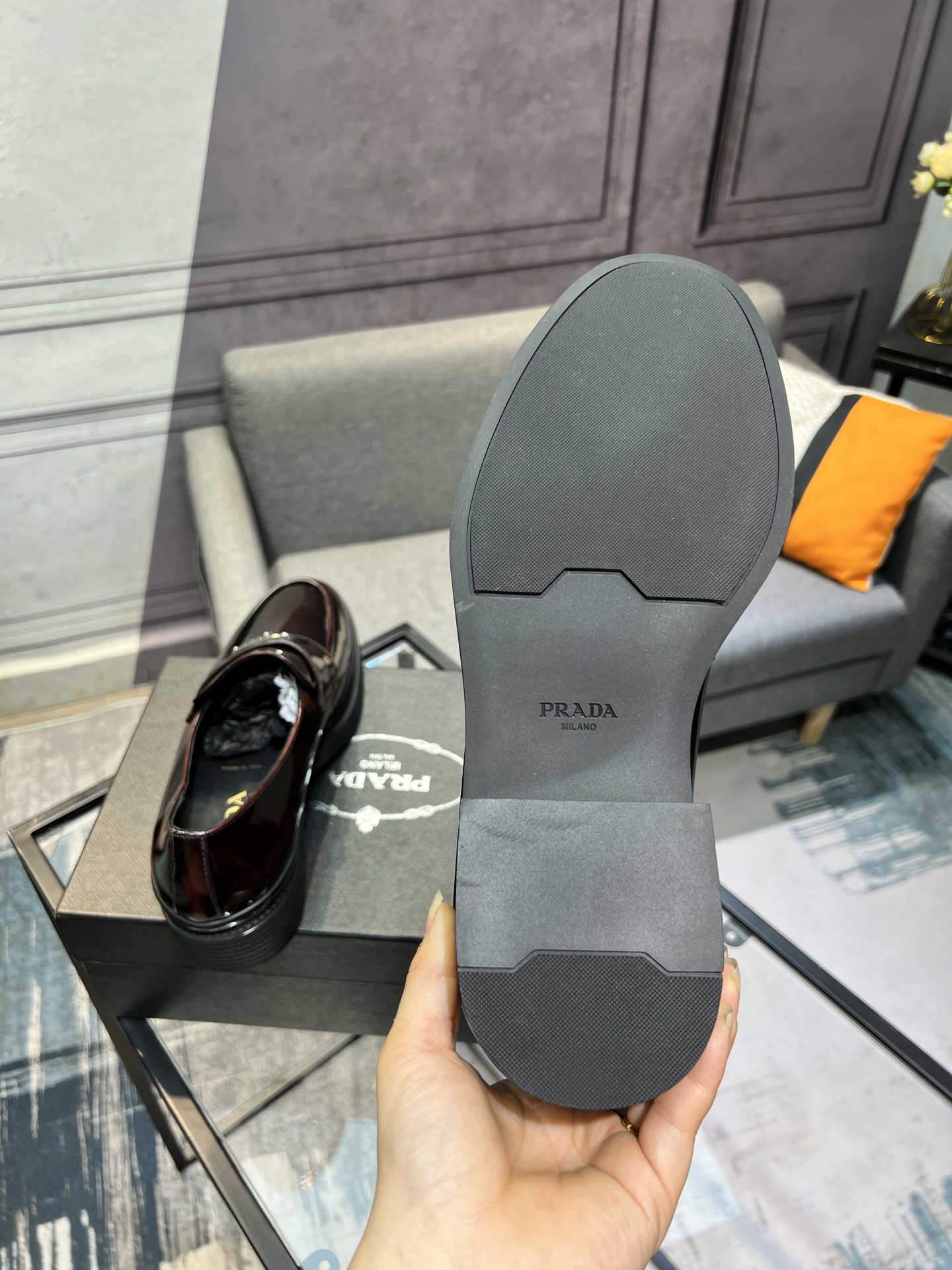 Prada Leather Loafers - Italian Craftsmanship, Classic Style & Modern Comfort 7 i1744644635741 9183 0 5
