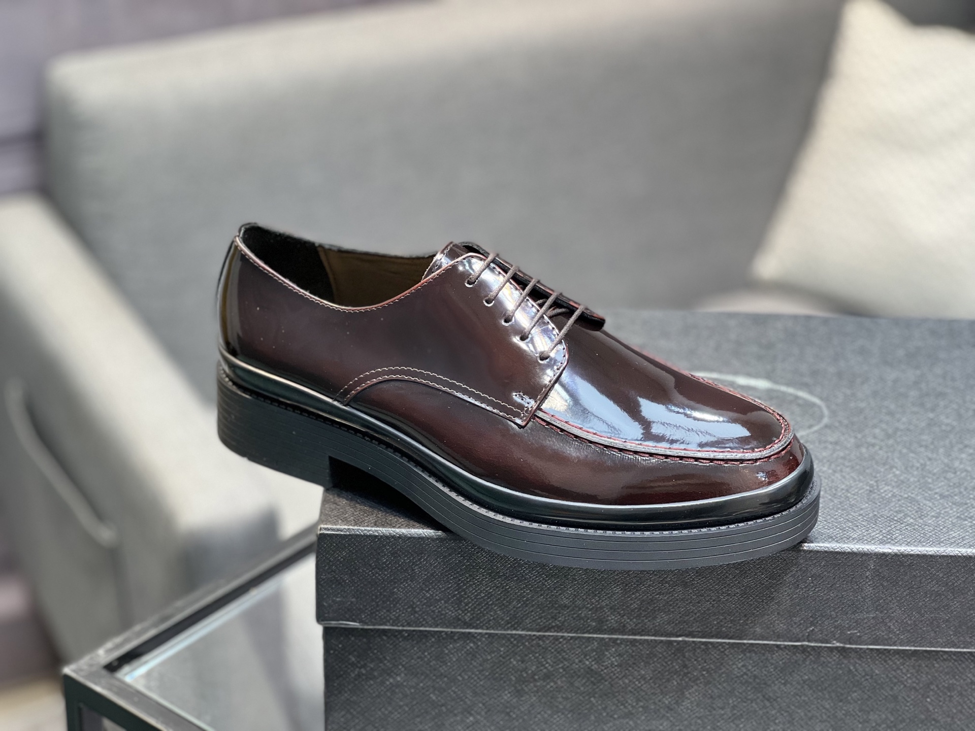 Prada Shiny Leather Loafers, Italian Craftsmanship, Comfortable Fit - Size 39-44 10 i1744644699187 2919 0 8