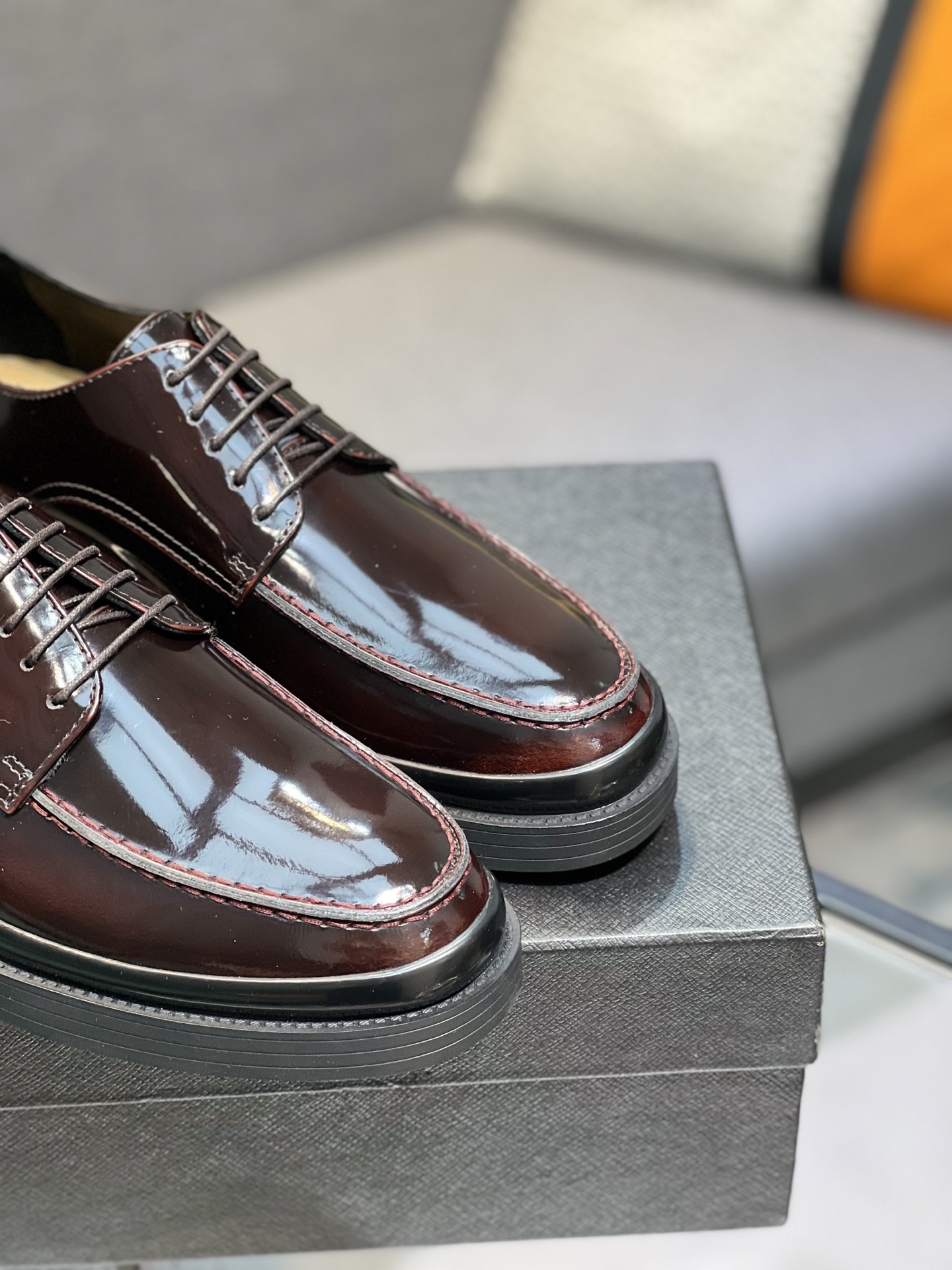 Prada Shiny Leather Loafers, Italian Craftsmanship, Comfortable Fit - Size 39-44 9 i1744644699297 3714 0 7