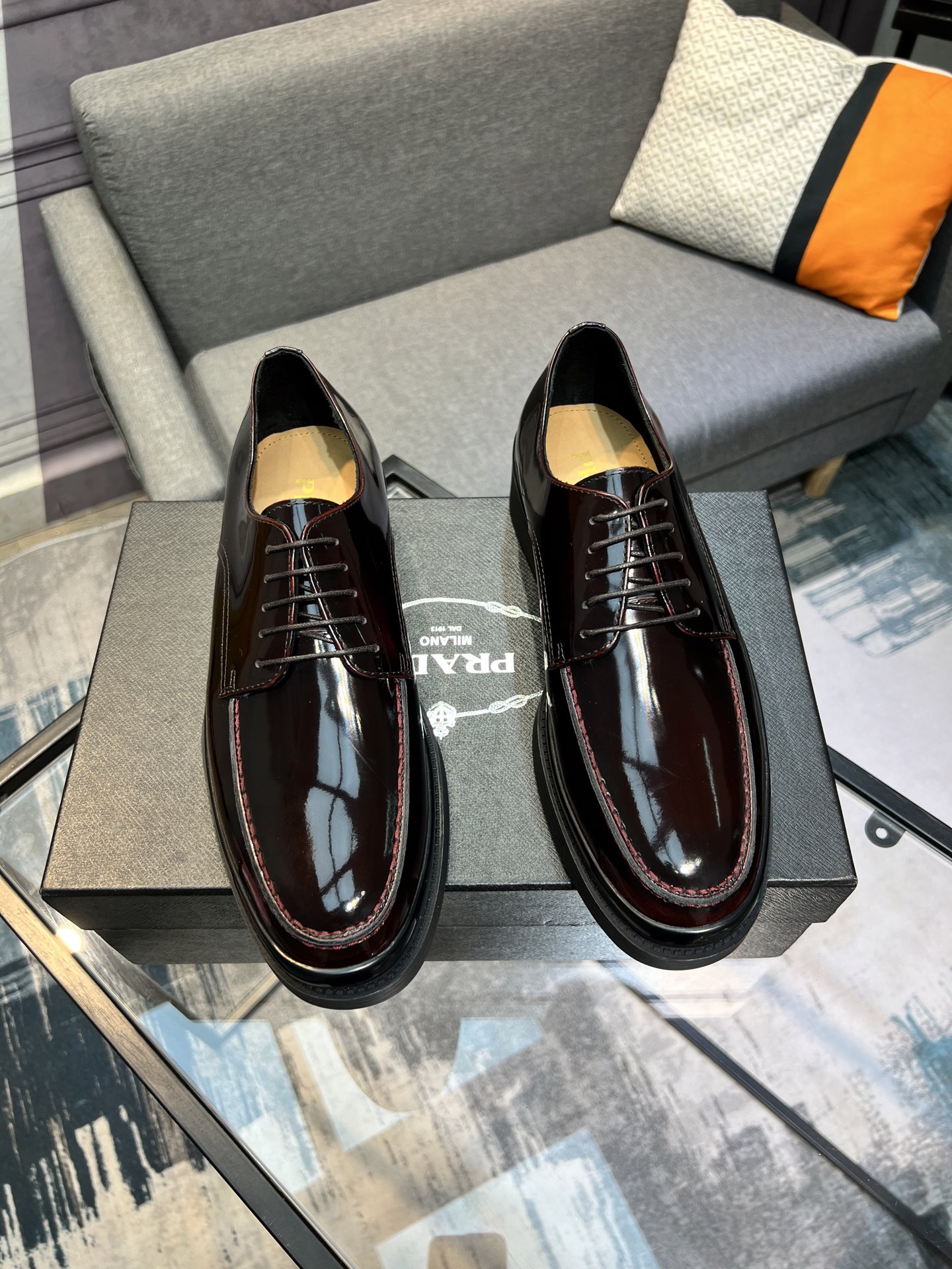 Prada Shiny Leather Loafers, Italian Craftsmanship, Comfortable Fit - Size 39-44 5 i1744644699351 2701 0 3