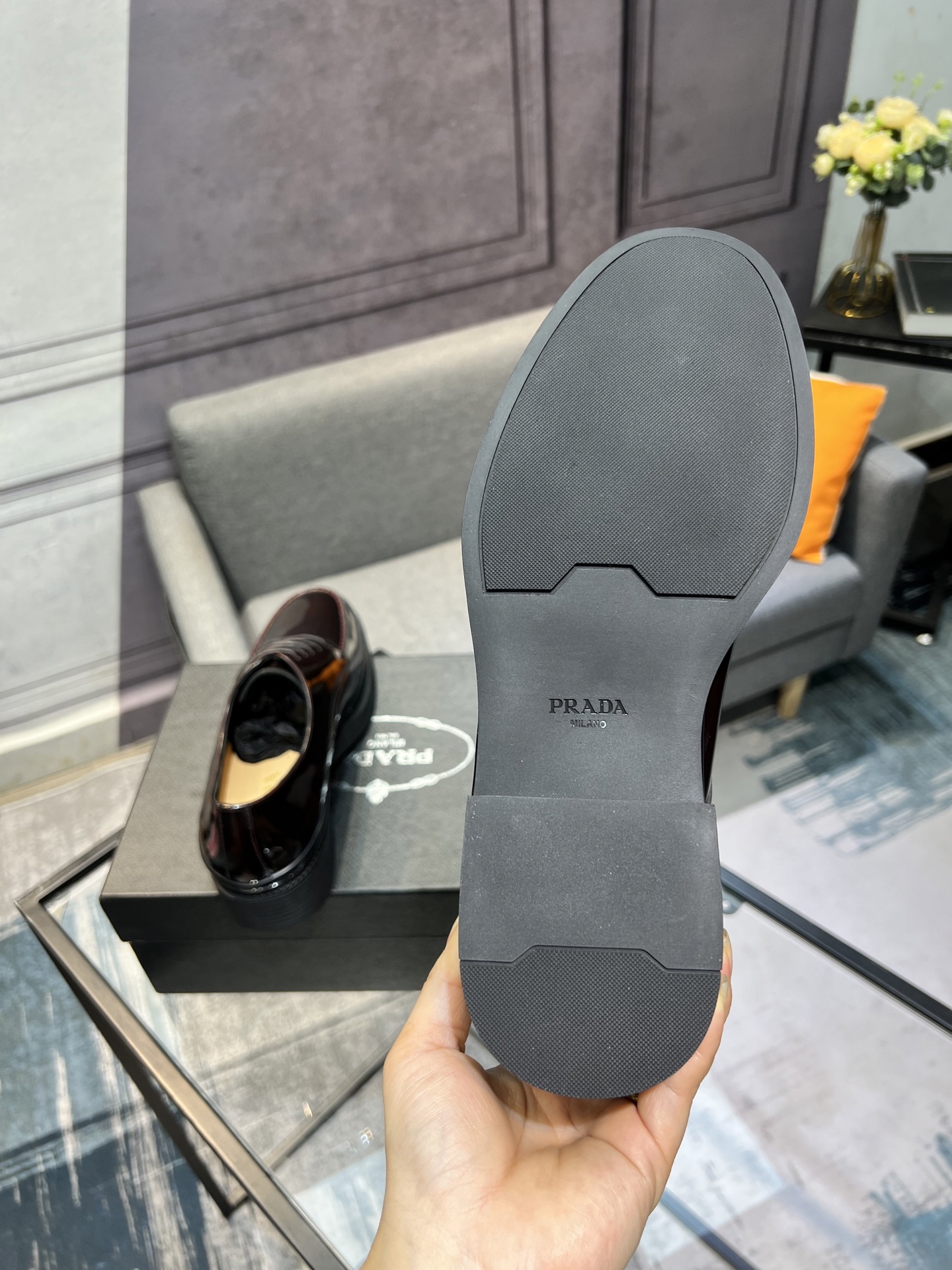 Prada Shiny Leather Loafers, Italian Craftsmanship, Comfortable Fit - Size 39-44 7 i1744644700352 7394 0 5