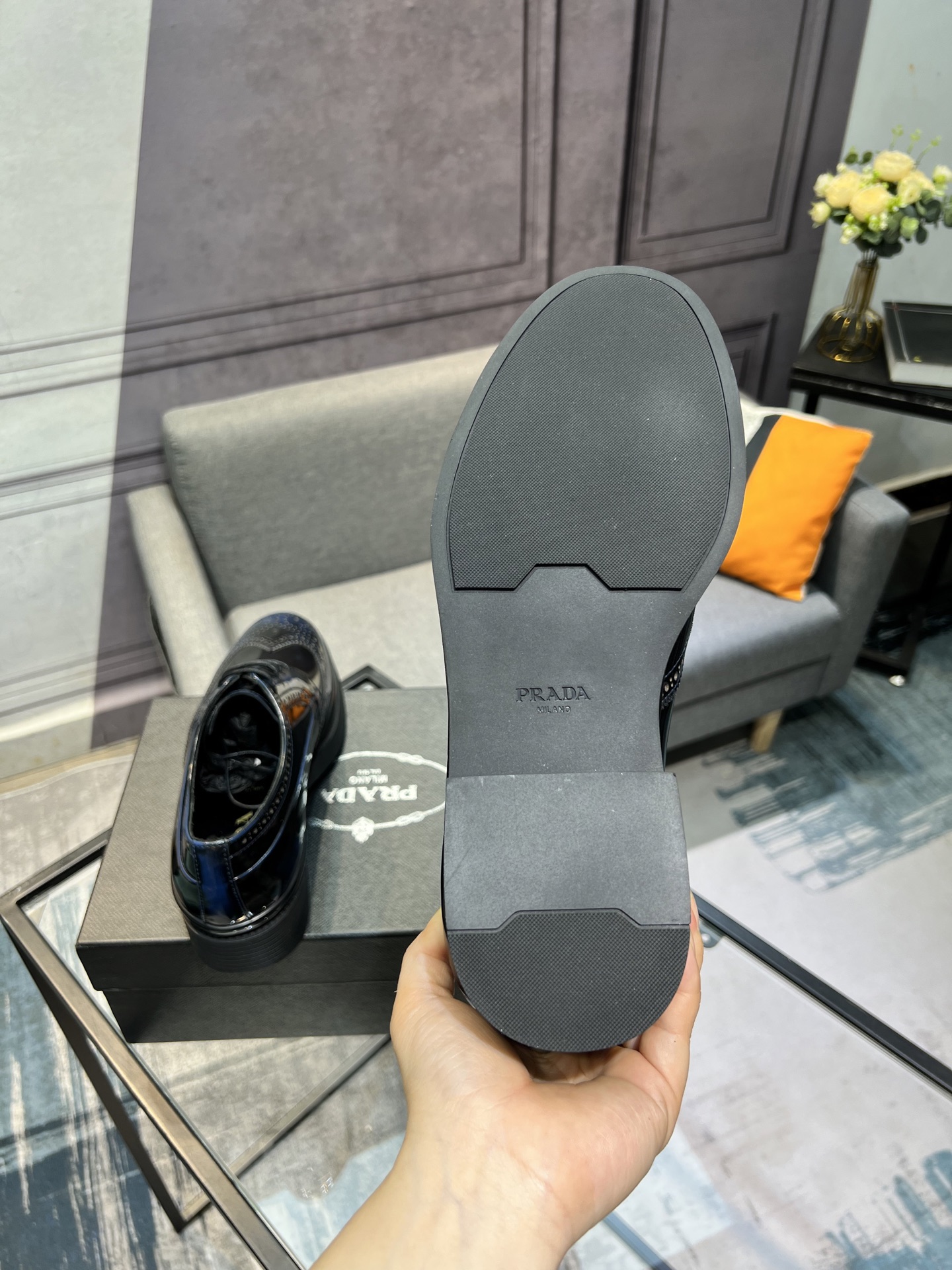 Prada Leather Oxford Shoes - Classic Style & Modern Comfort, Sizes 39-44 7 i1744644790499 4571 0 5