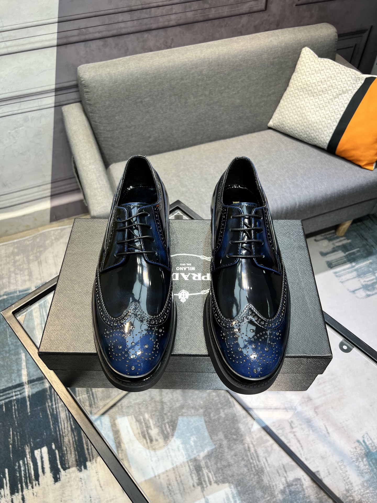 Prada Leather Oxford Shoes - Classic Style & Modern Comfort, Sizes 39-44 2 i1744644791484 4450 0 0