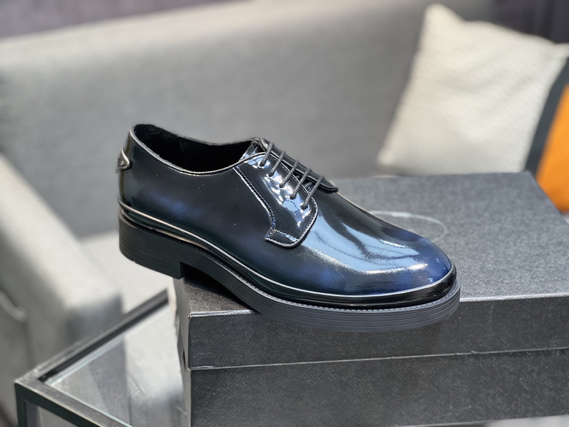 Prada Leather Loafers, Italian Made, High-End Stitching, Classic & Modern Style 10 i1744644864397 8151 0 8