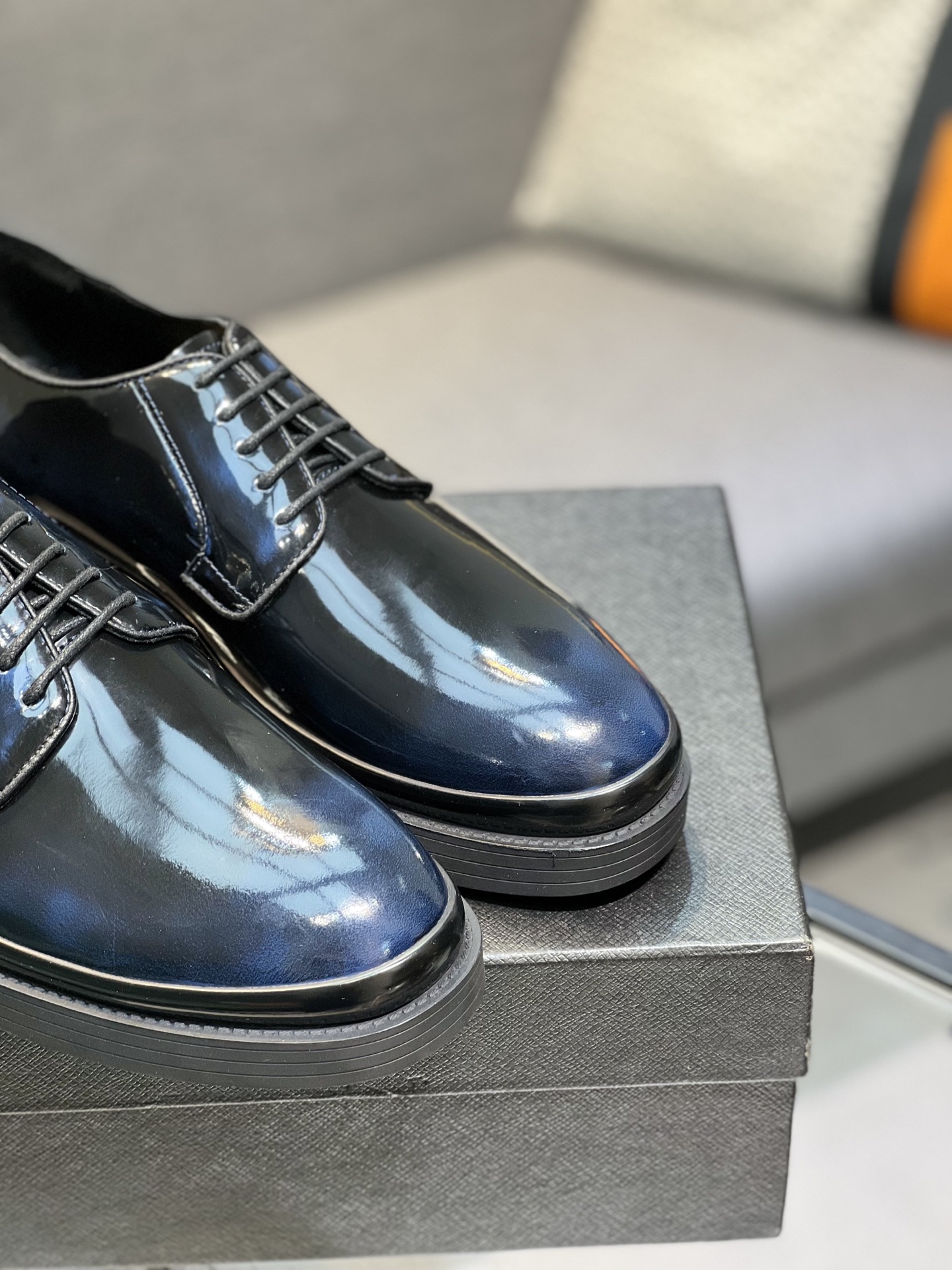 Prada Leather Loafers, Italian Made, High-End Stitching, Classic & Modern Style 9 i1744644864435 8511 0 7